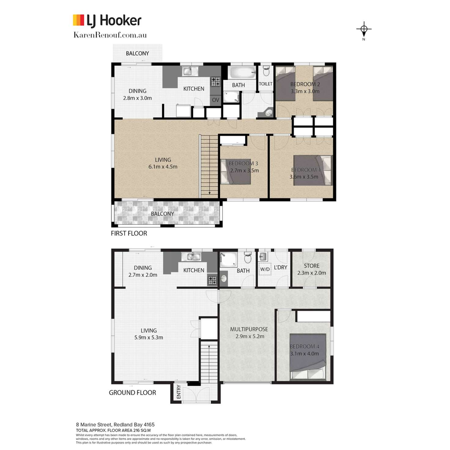 Floorplan of Homely house listing, 8 Marine Street, Redland Bay QLD 4165