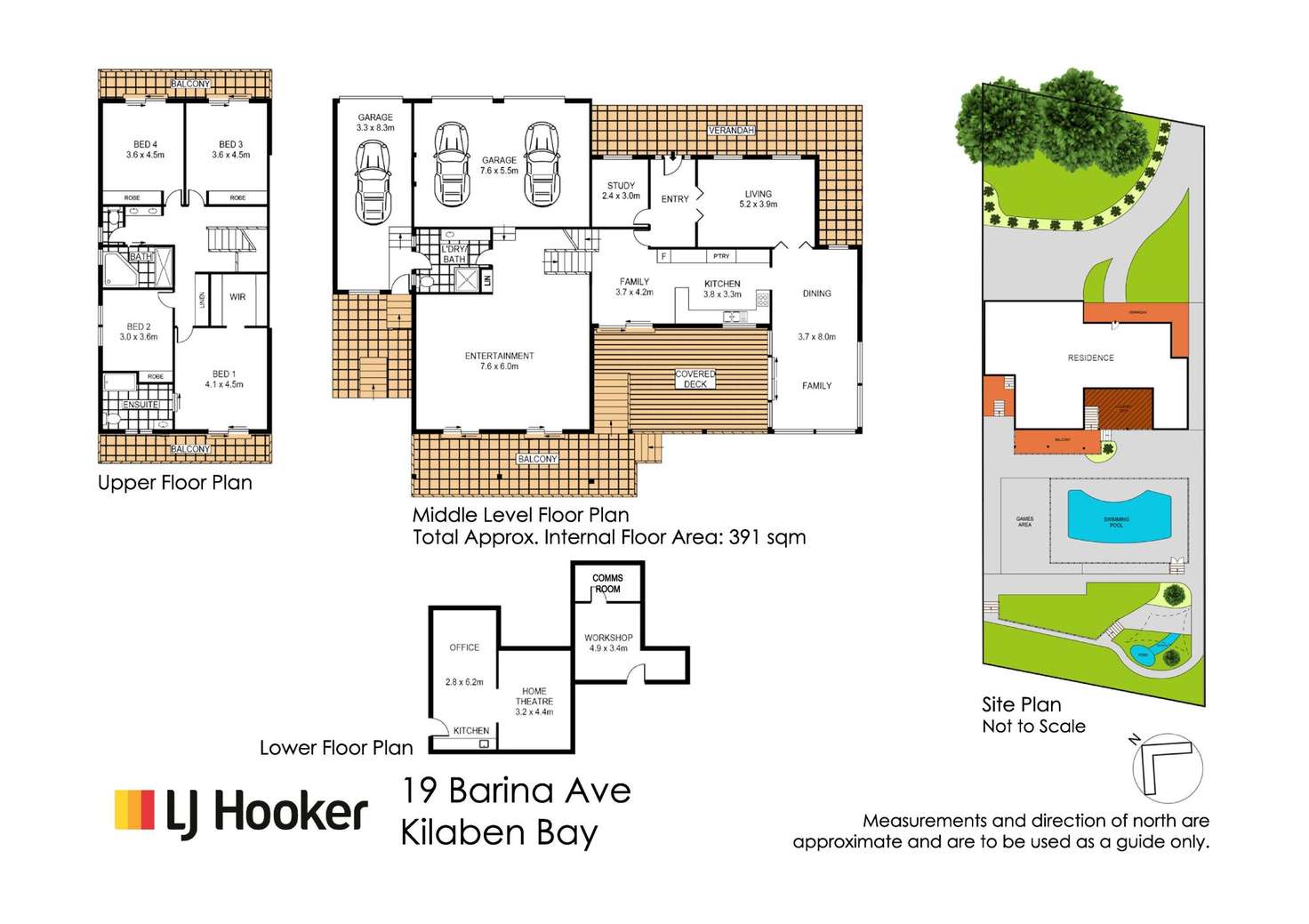 Floorplan of Homely house listing, 19 Barina Avenue, Kilaben Bay NSW 2283