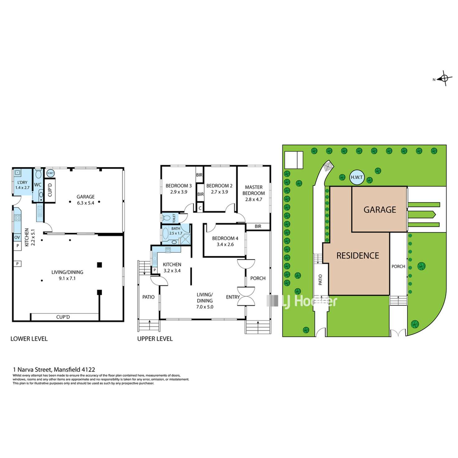 Floorplan of Homely house listing, 1 Narva Street, Mansfield QLD 4122