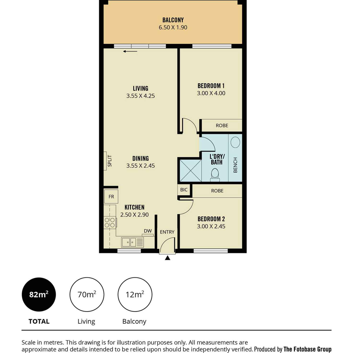 Floorplan of Homely townhouse listing, 9/5-19 Goodall Parade, Mawson Lakes SA 5095