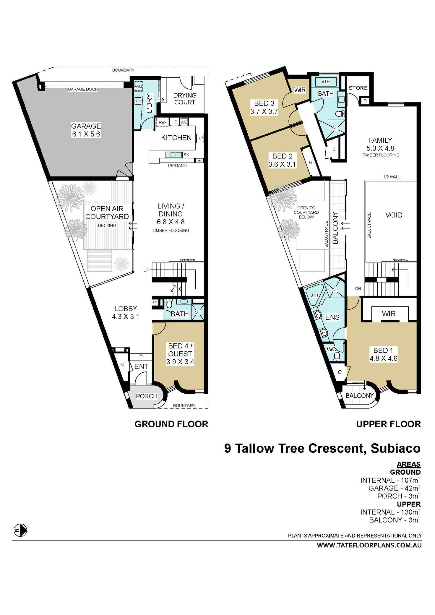 Floorplan of Homely house listing, 9 Tallow Tree Crescent, Subiaco WA 6008