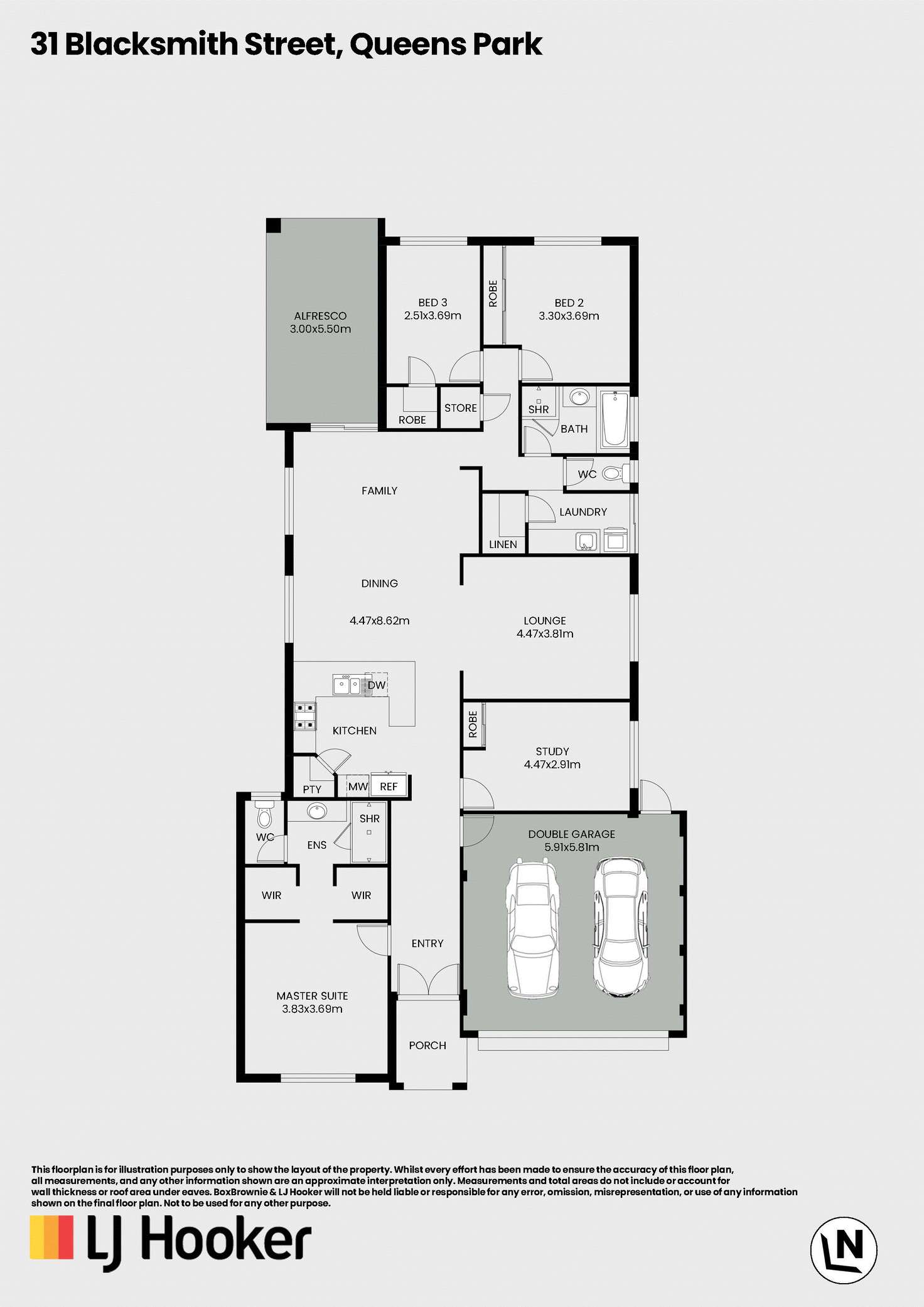 Floorplan of Homely house listing, 31 Blacksmith Street, Queens Park WA 6107