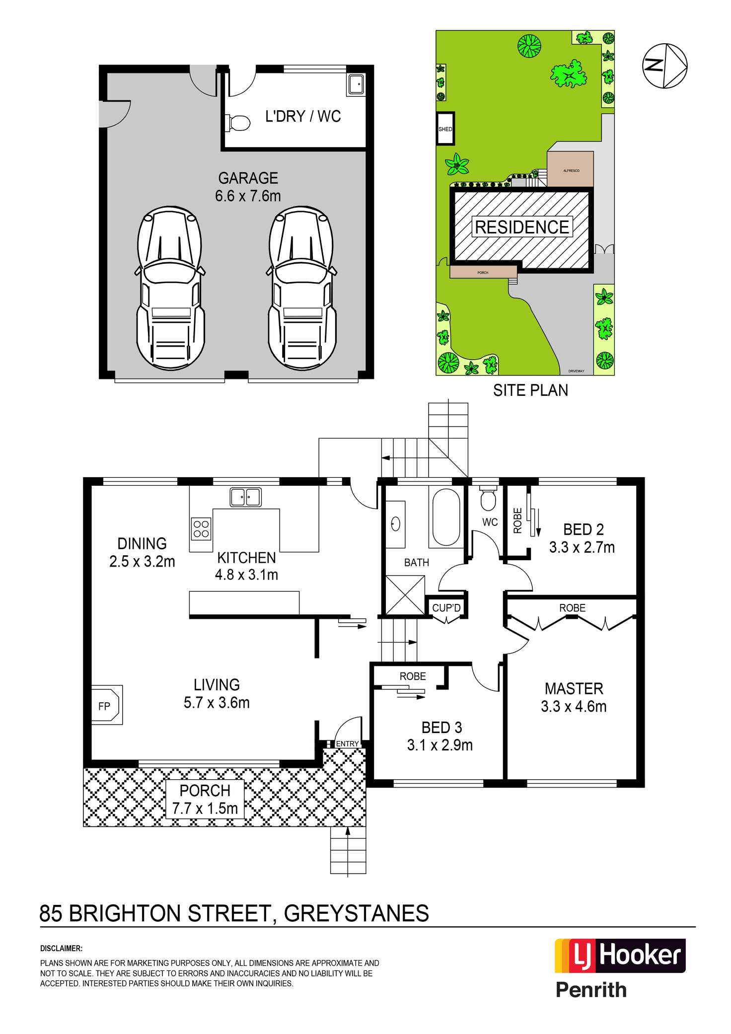 Floorplan of Homely house listing, 85 Brighton St, Greystanes NSW 2145