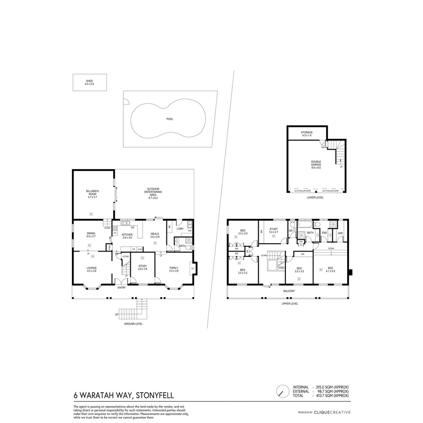 Floorplan of Homely house listing, 6 Waratah Way, Stonyfell SA 5066