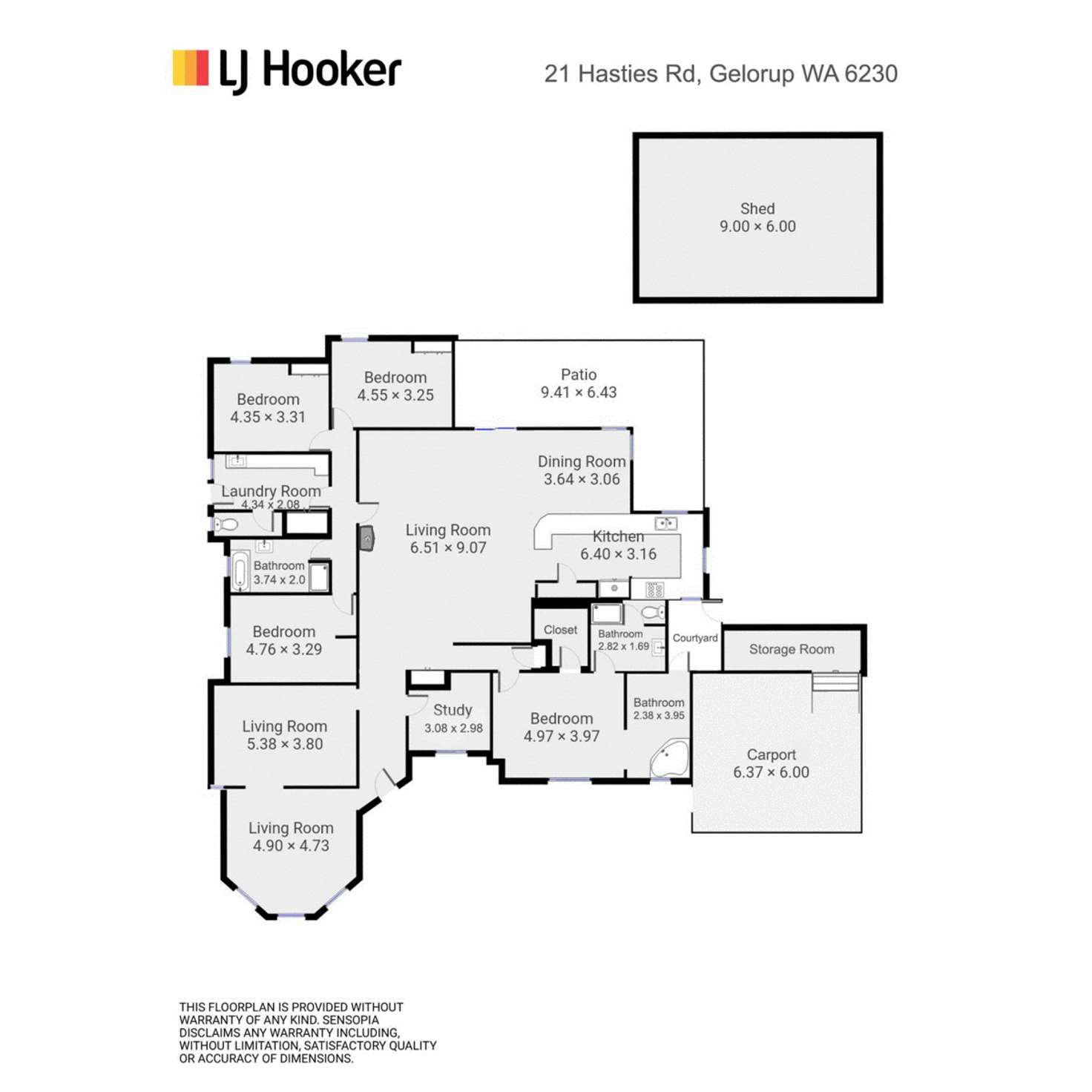 Floorplan of Homely house listing, 21 Hasties Road, Gelorup WA 6230