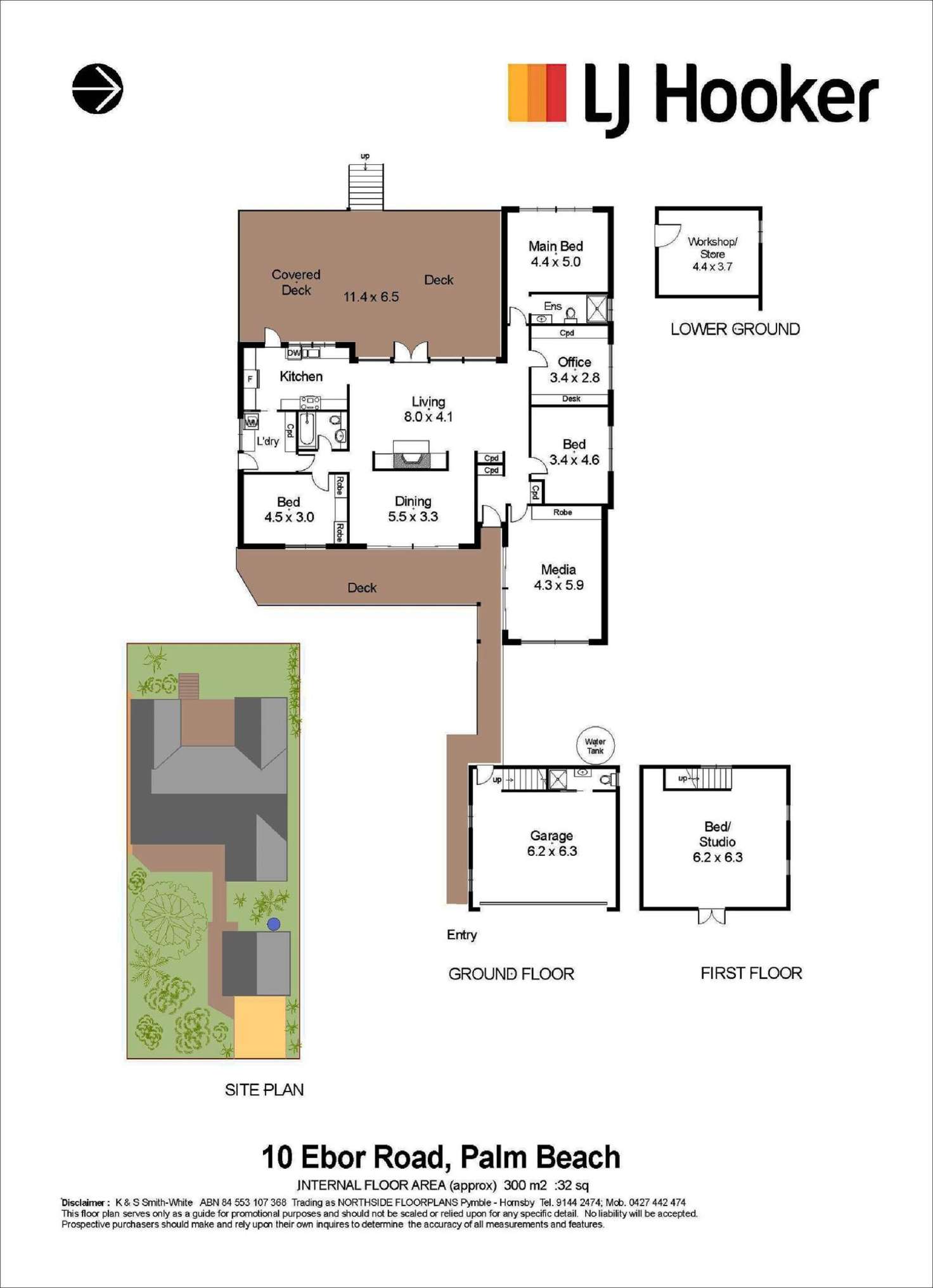Floorplan of Homely house listing, 10 Ebor Road, Palm Beach NSW 2108