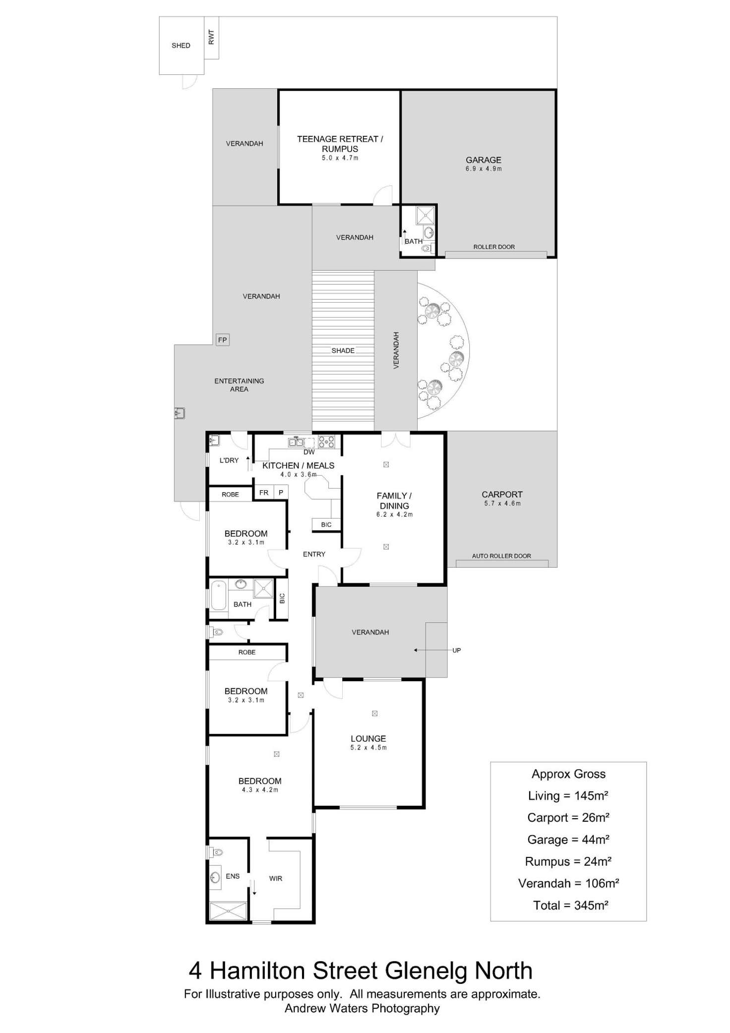 Floorplan of Homely house listing, 4 Hamilton Street, Glenelg North SA 5045