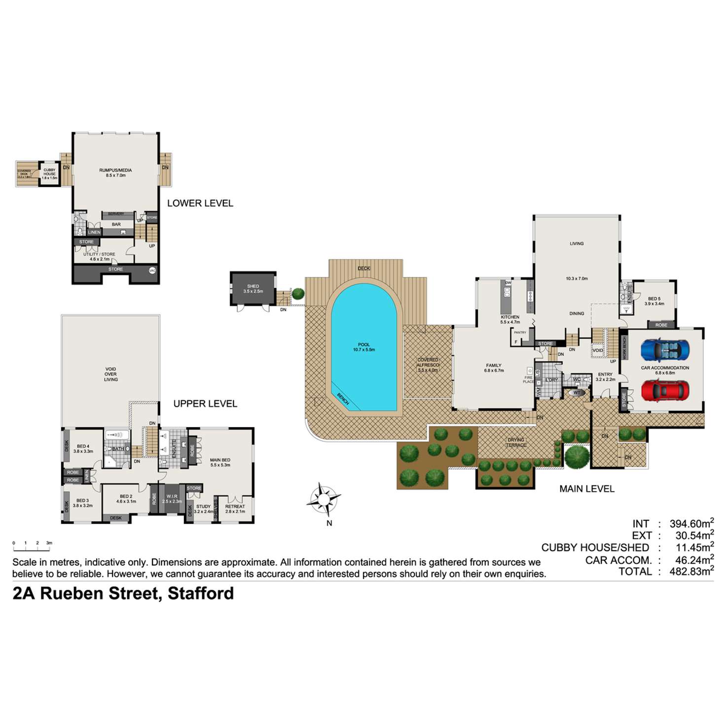 Floorplan of Homely house listing, 2A Reuben Street, Stafford QLD 4053