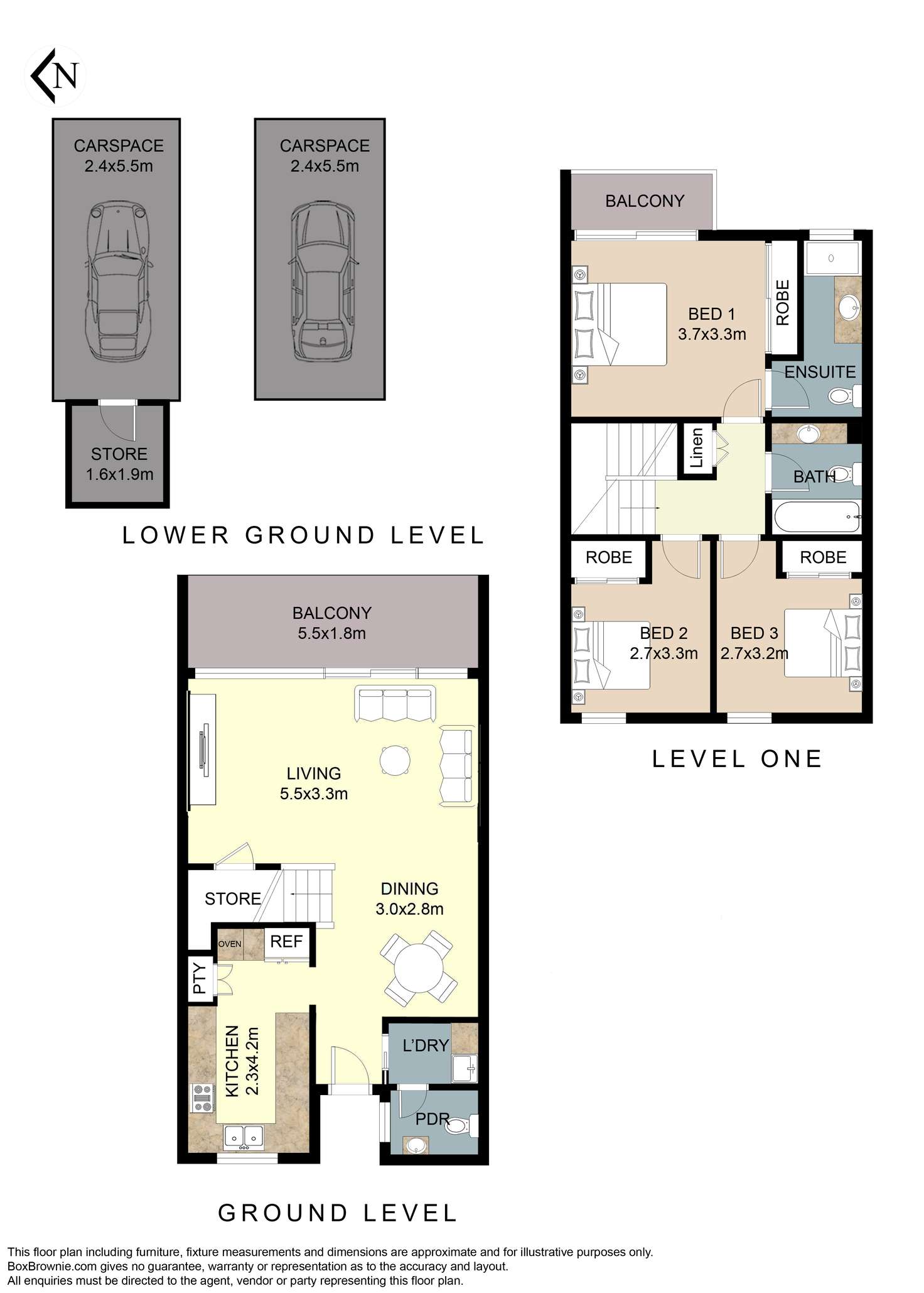 Floorplan of Homely townhouse listing, 11/250 Longueville Road, Lane Cove NSW 2066