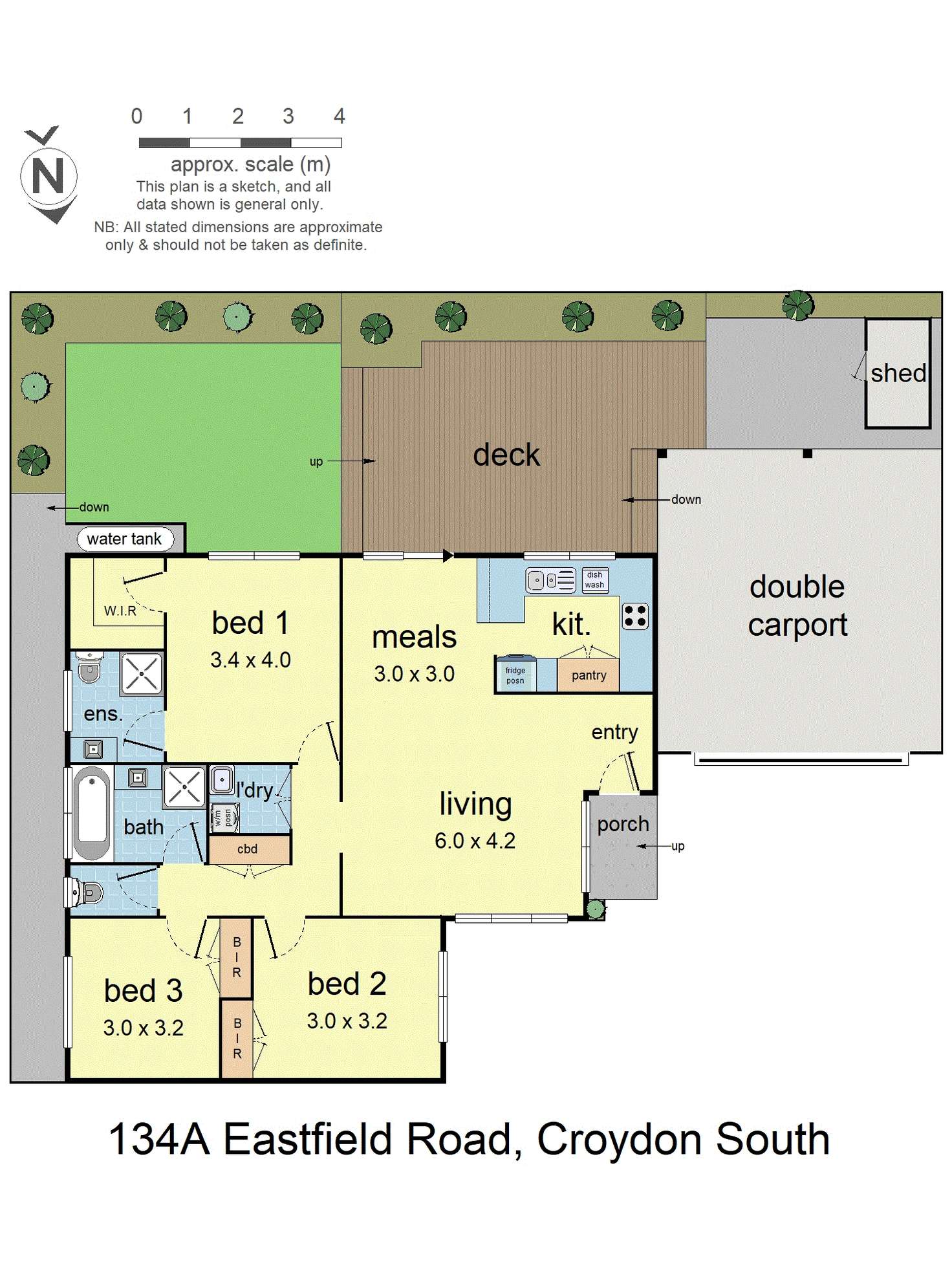 Floorplan of Homely house listing, 134A Eastfield Road, Croydon South VIC 3136