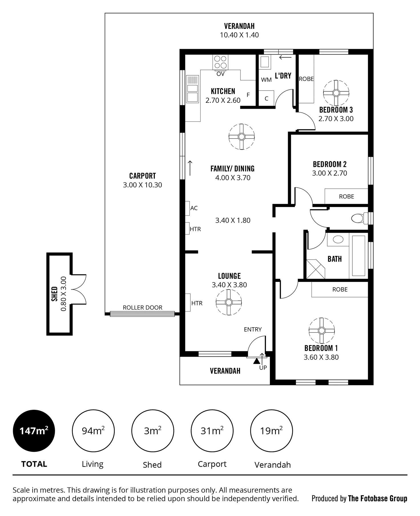 Floorplan of Homely house listing, 75 Fletcher Road, Mount Barker SA 5251