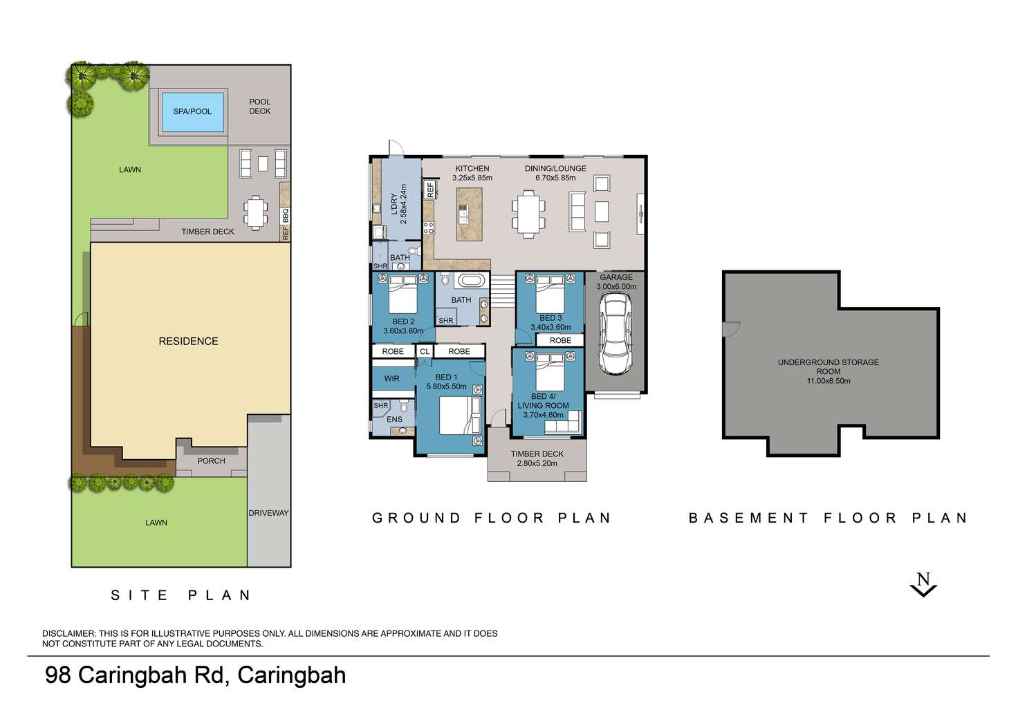 Floorplan of Homely house listing, 98 Caringbah Road, Caringbah South NSW 2229