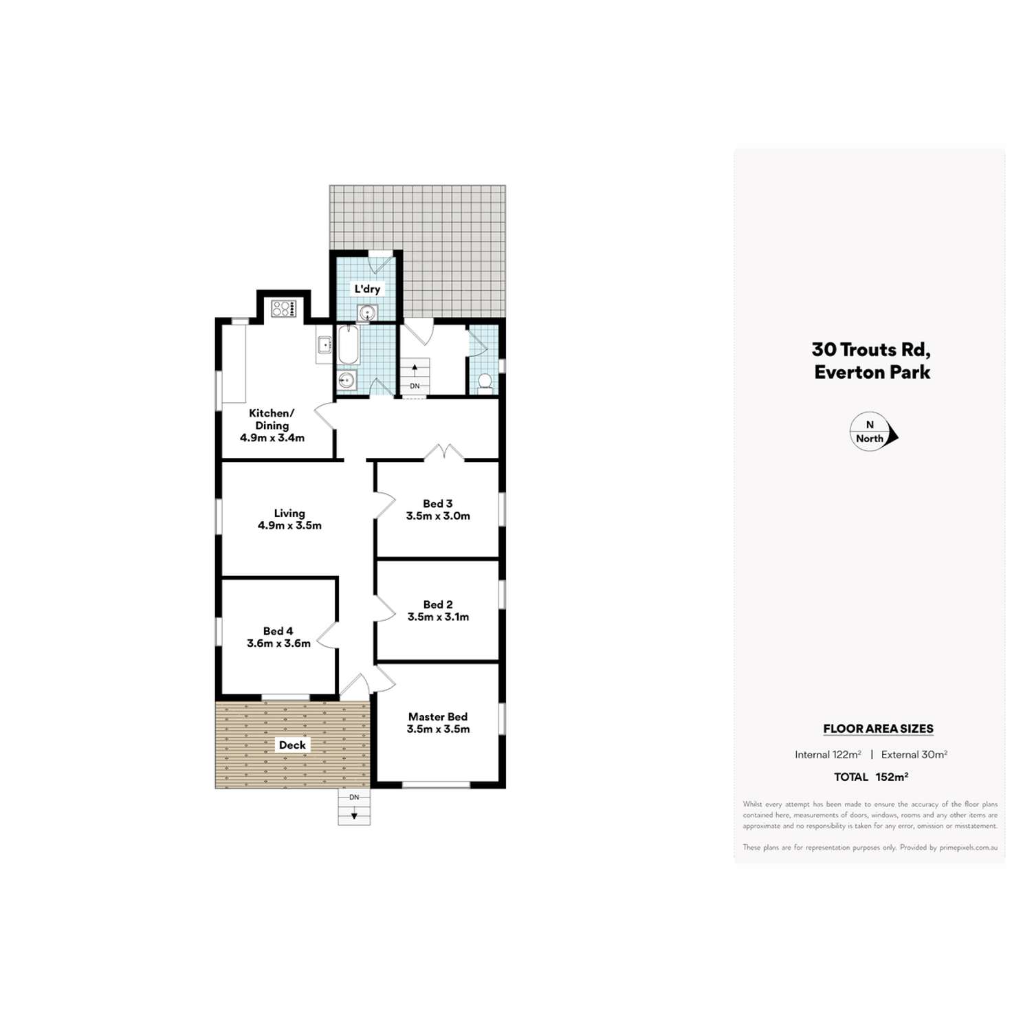 Floorplan of Homely house listing, 30 Trouts Road, Everton Park QLD 4053