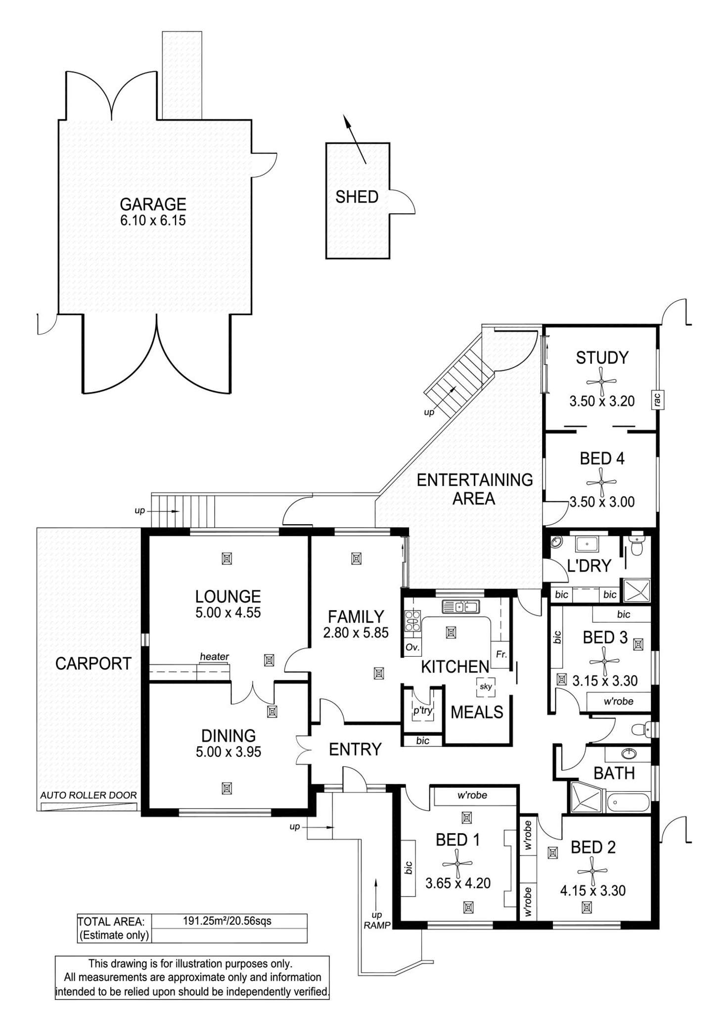 Floorplan of Homely house listing, 12 Keen Avenue, Seaview Downs SA 5049