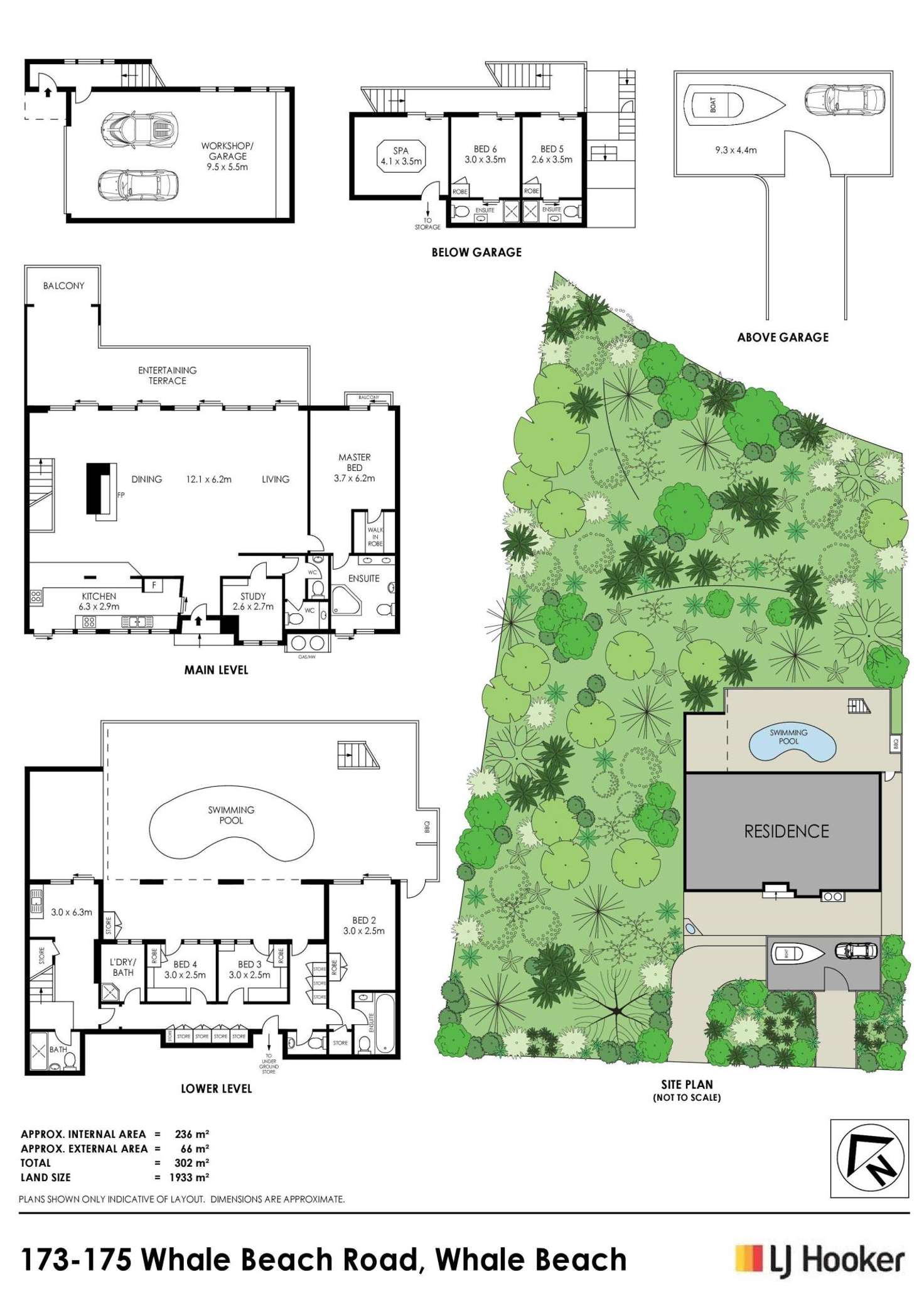 Floorplan of Homely house listing, 173-175 Whale Beach Road, Whale Beach NSW 2107