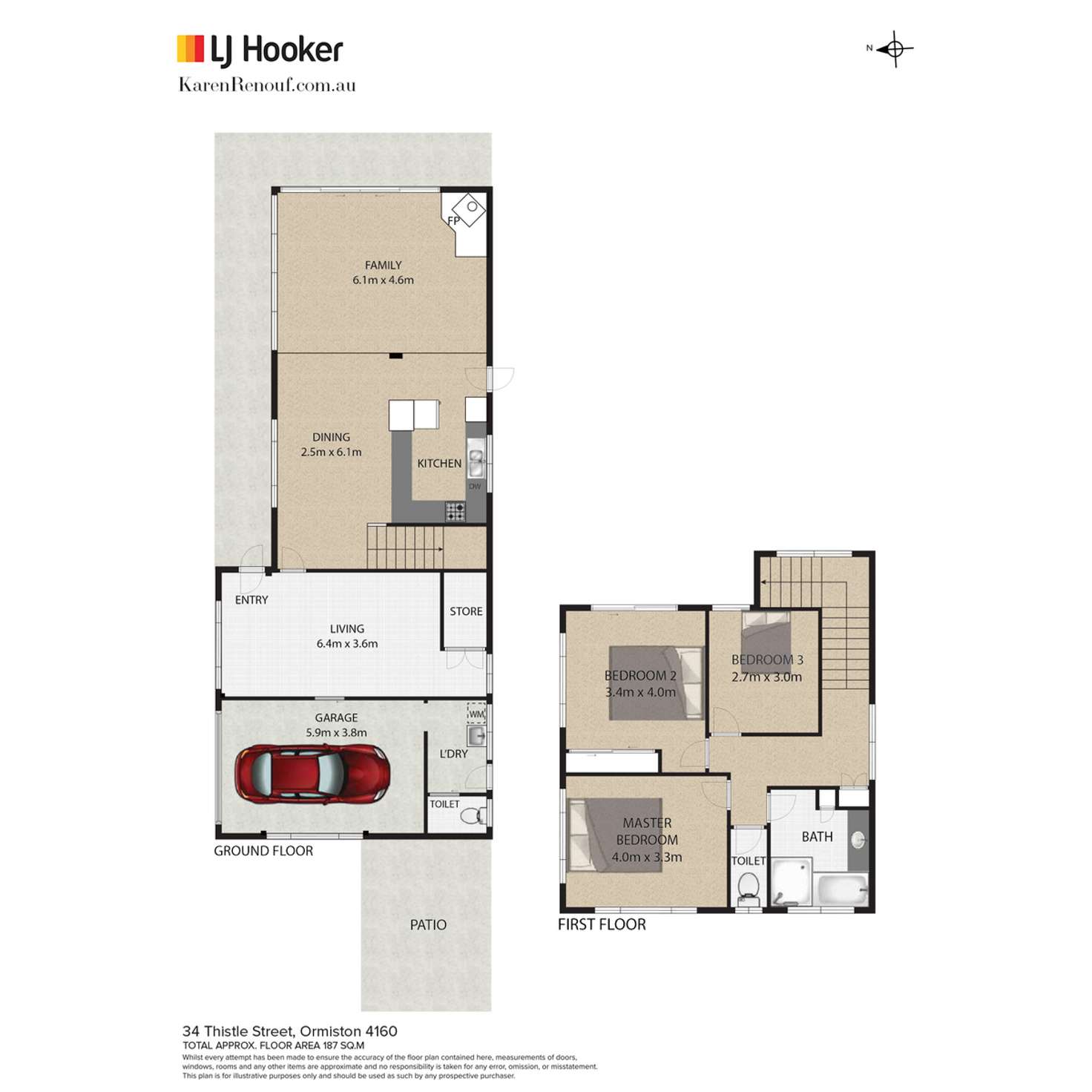 Floorplan of Homely house listing, 34 Thistle Street, Ormiston QLD 4160