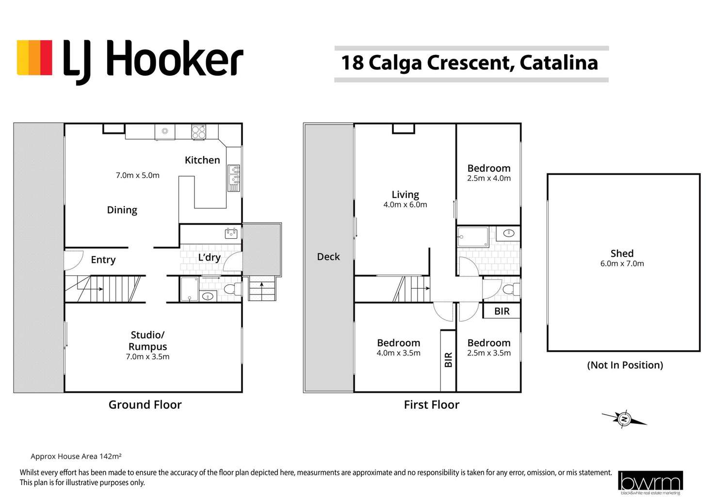 Floorplan of Homely house listing, 18 Calga Crescent, Catalina NSW 2536