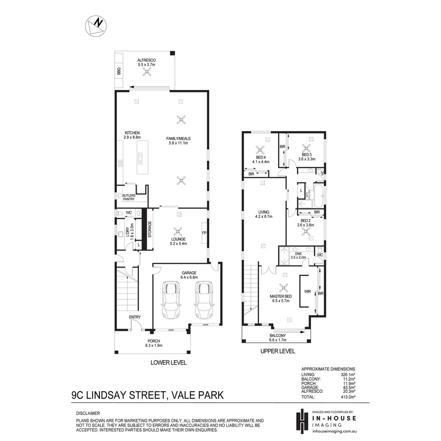 Floorplan of Homely house listing, 9C Lindsay Street, Vale Park SA 5081