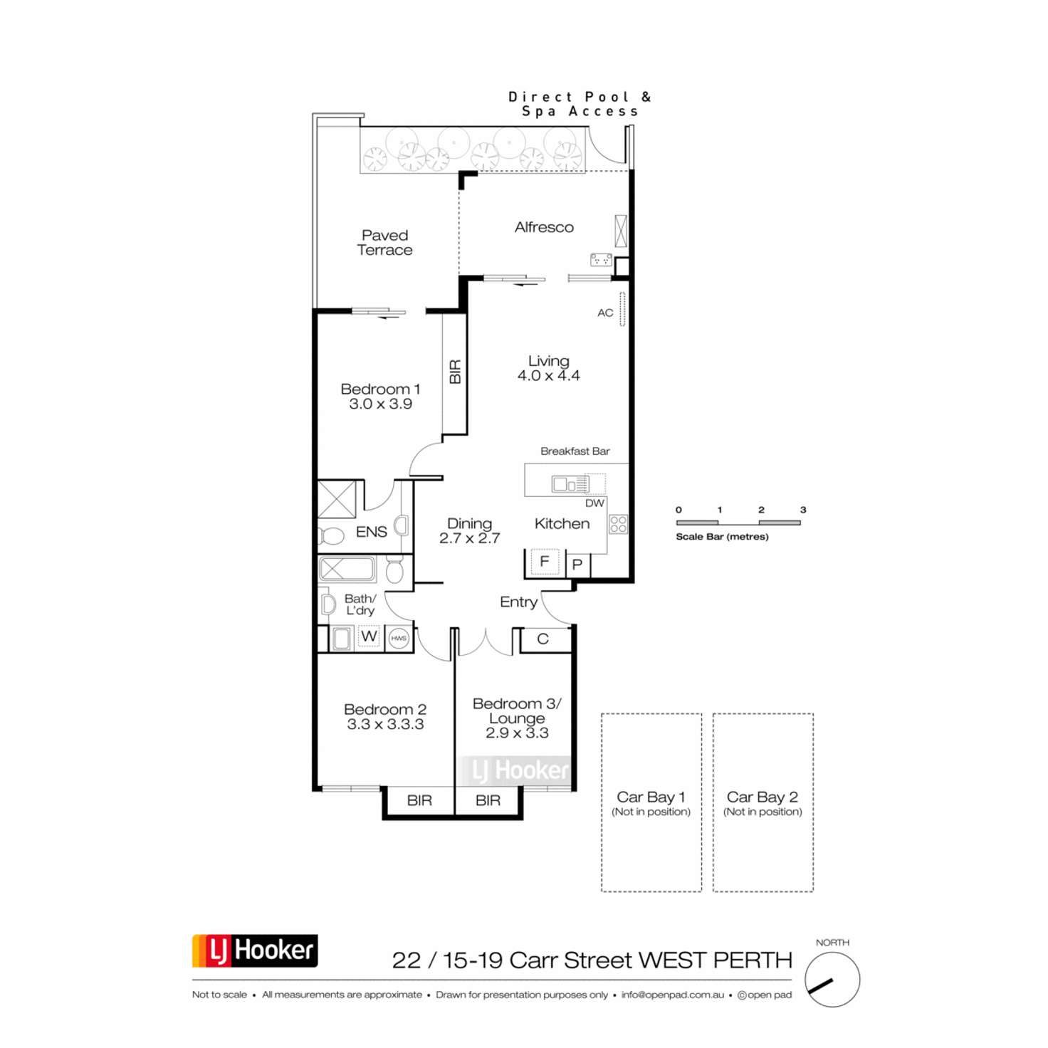 Floorplan of Homely apartment listing, 22/15-19 Carr Street, West Perth WA 6005