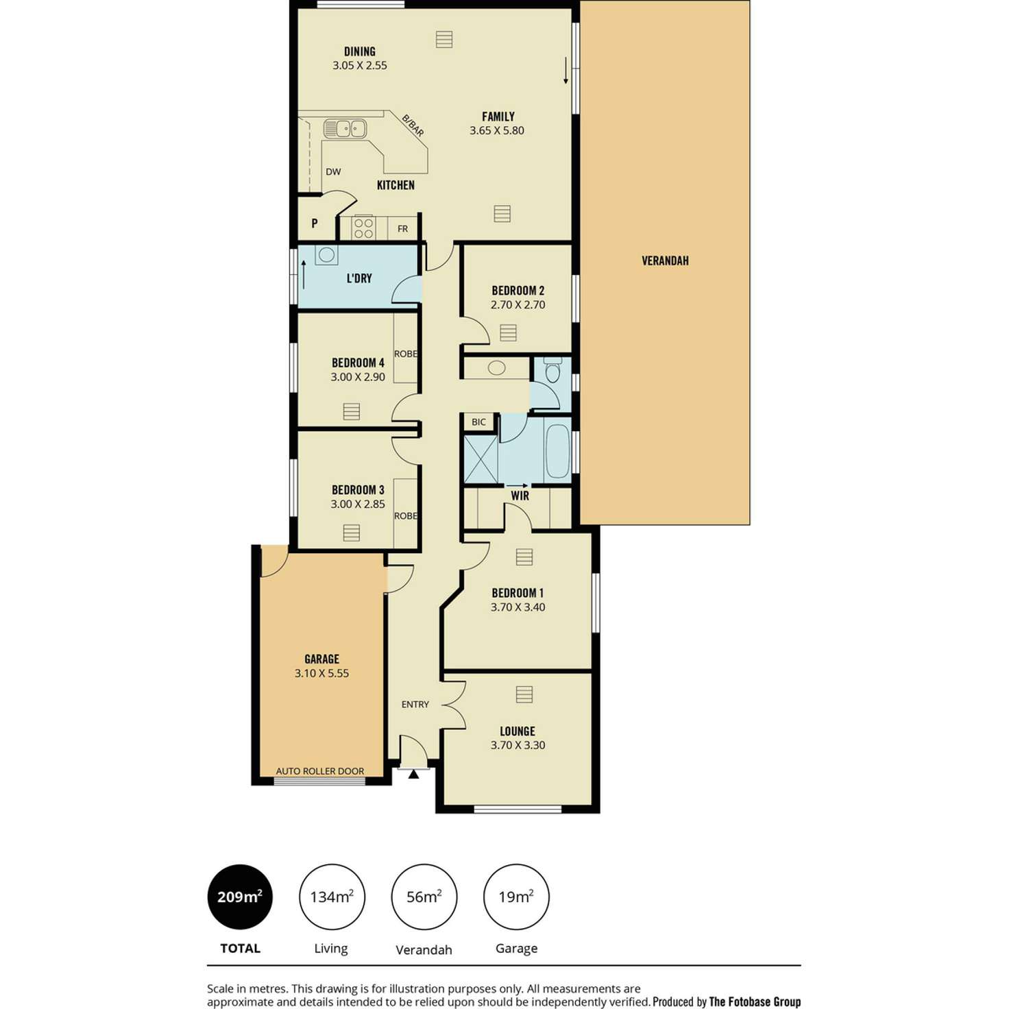 Floorplan of Homely house listing, 32A Langford Terrace, Salisbury North SA 5108