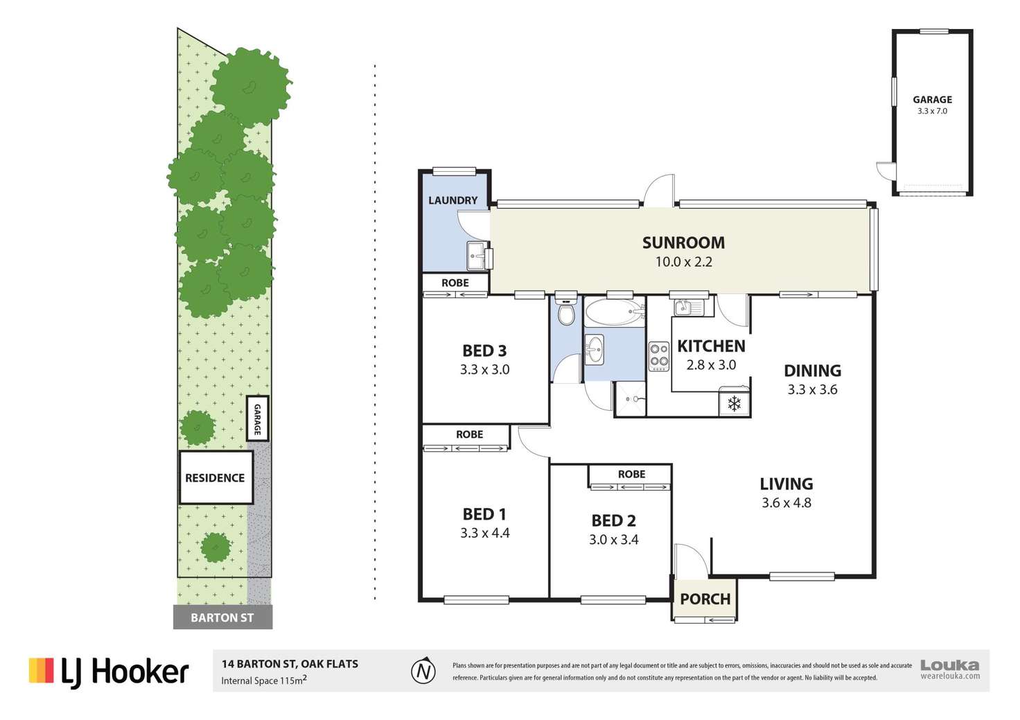 Floorplan of Homely house listing, 14 Barton Street, Oak Flats NSW 2529