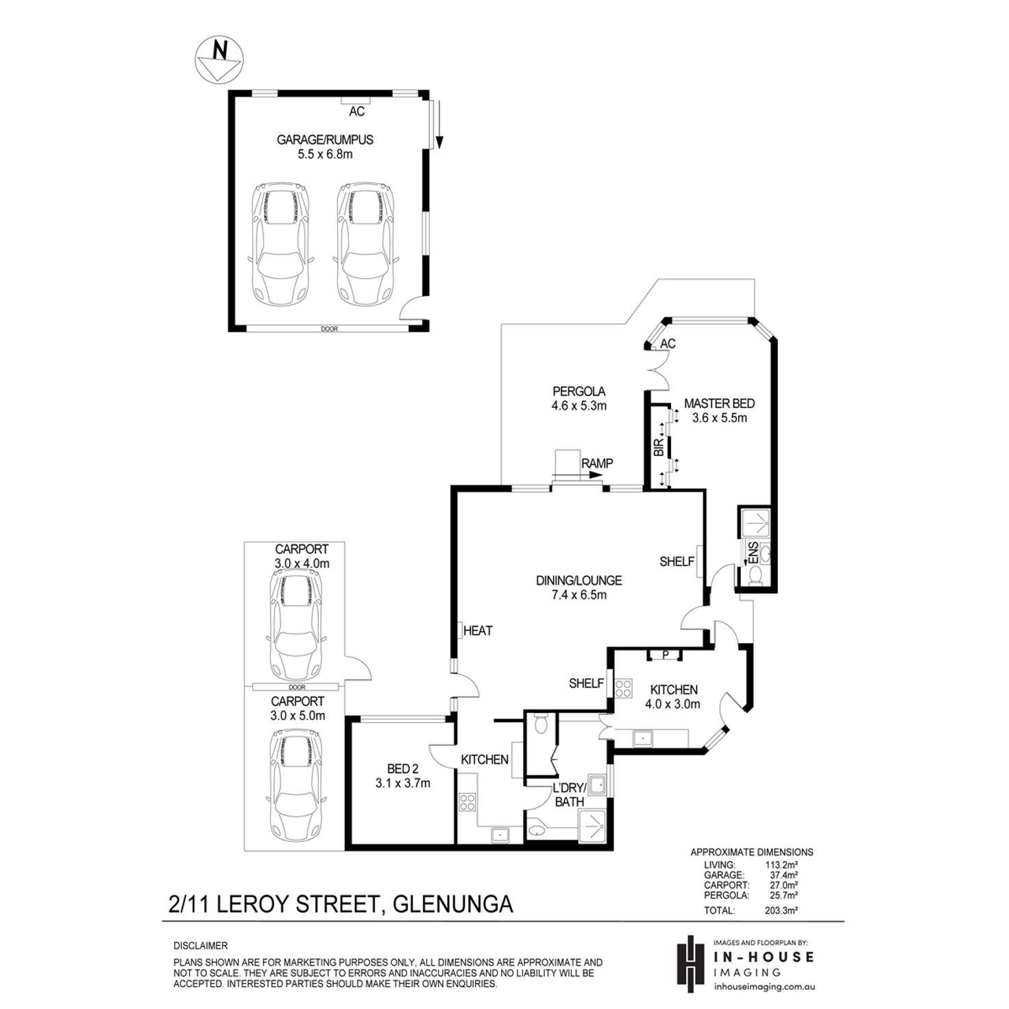 Floorplan of Homely house listing, 2/11 Leroy Street, Glenunga SA 5064