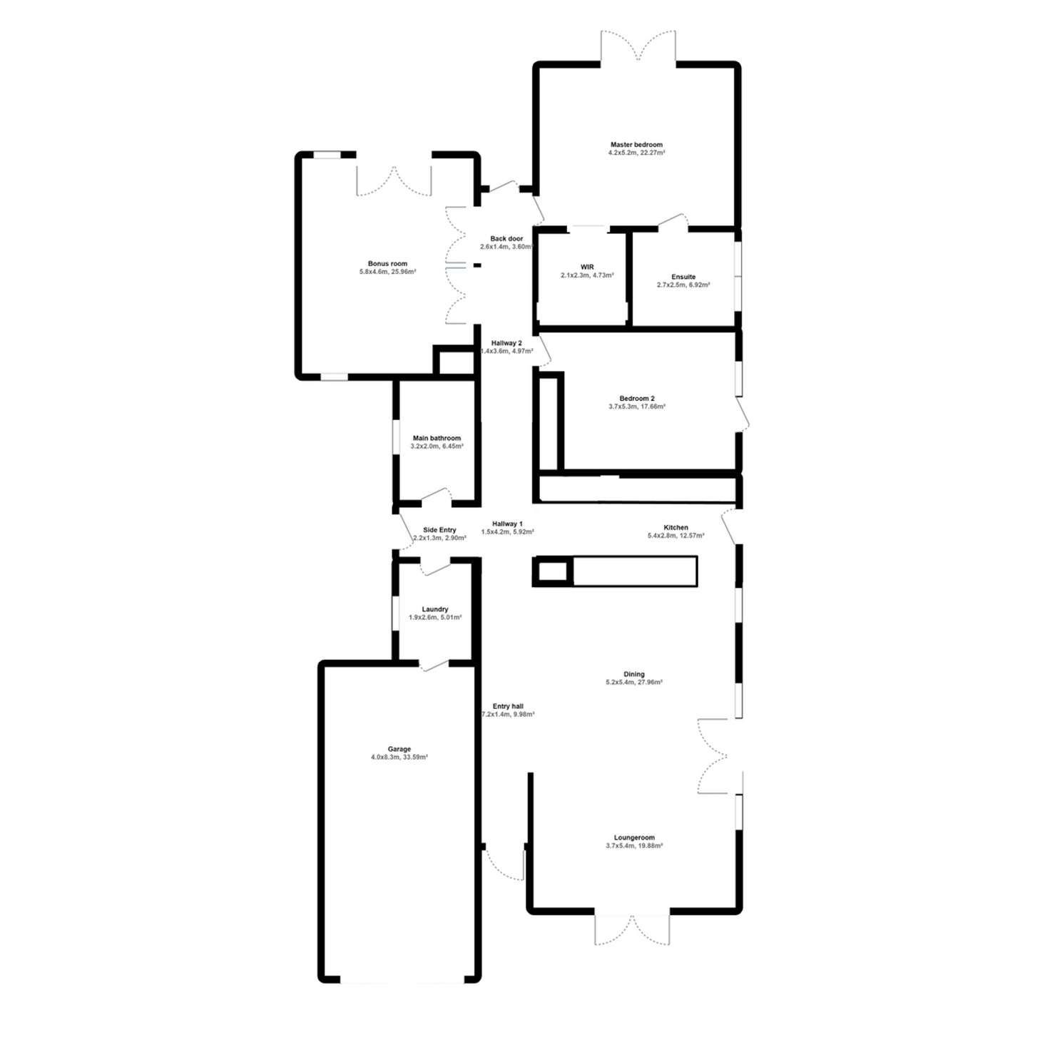 Floorplan of Homely house listing, 1 Bayside Avenue, North Haven NSW 2443