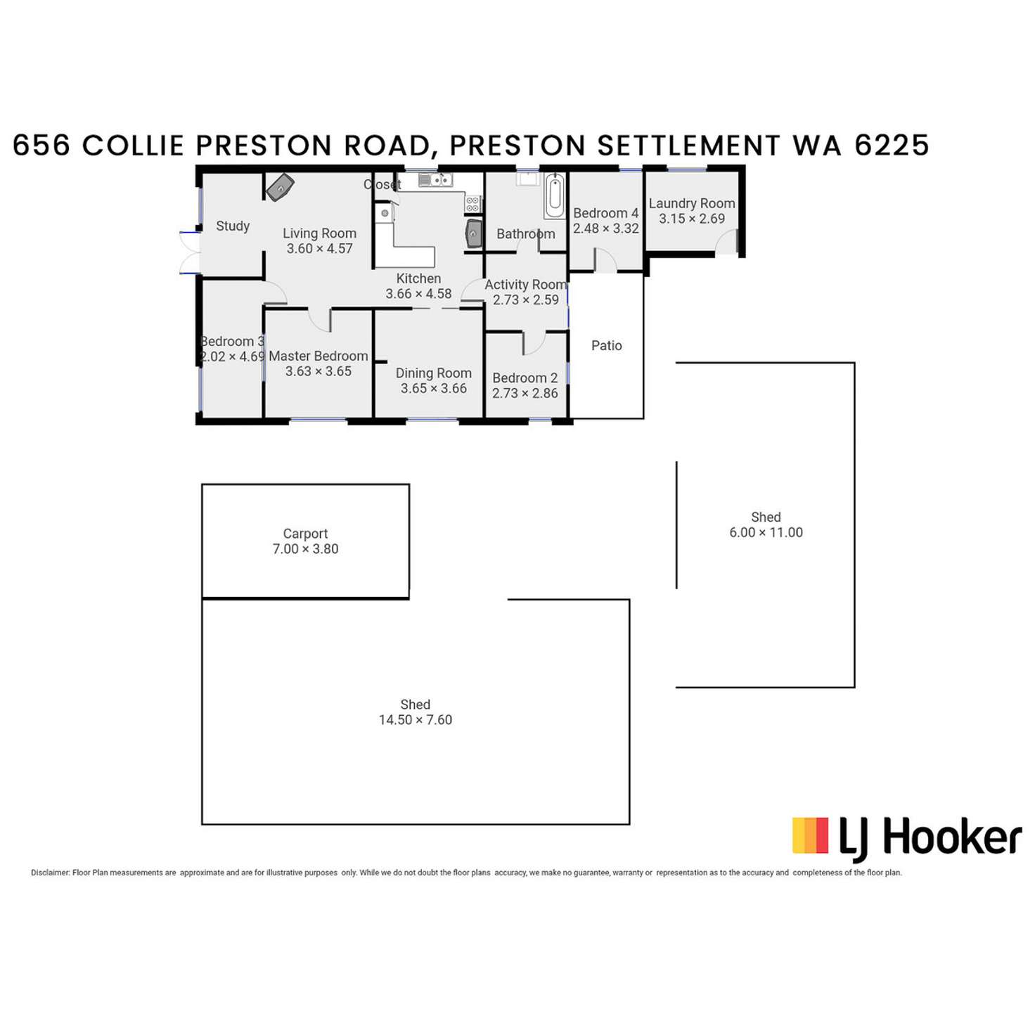 Floorplan of Homely house listing, 656 Collie-Preston Road, Preston Settlement WA 6225