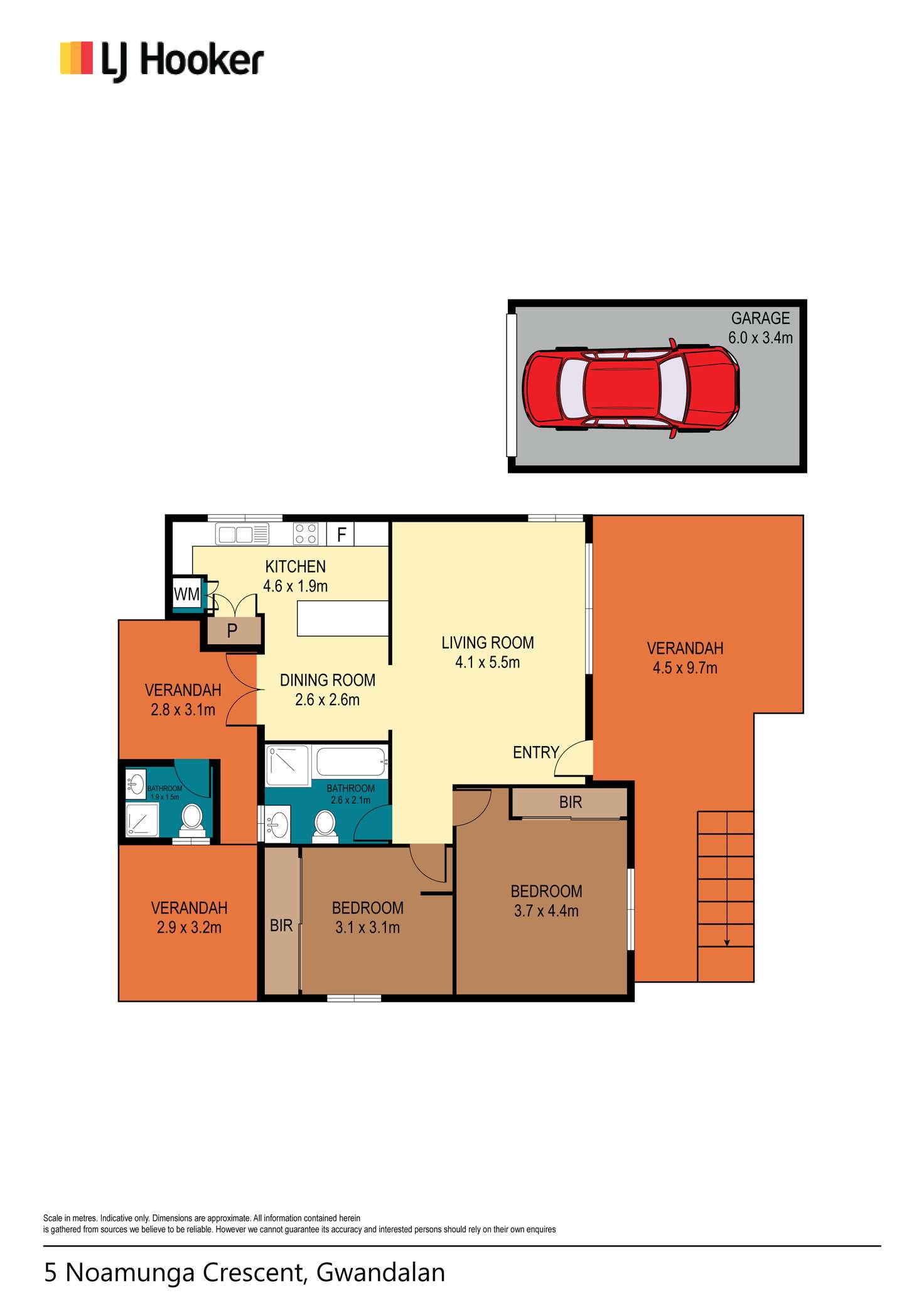 Floorplan of Homely house listing, 5 Noamunga Crescent, Gwandalan NSW 2259