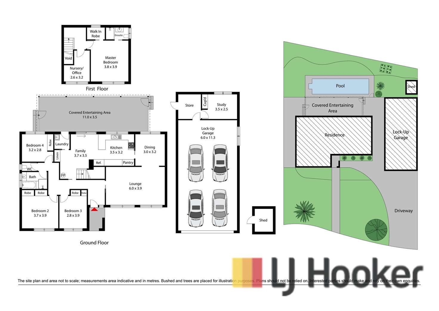 Floorplan of Homely house listing, 6 Paul Place, Monash ACT 2904