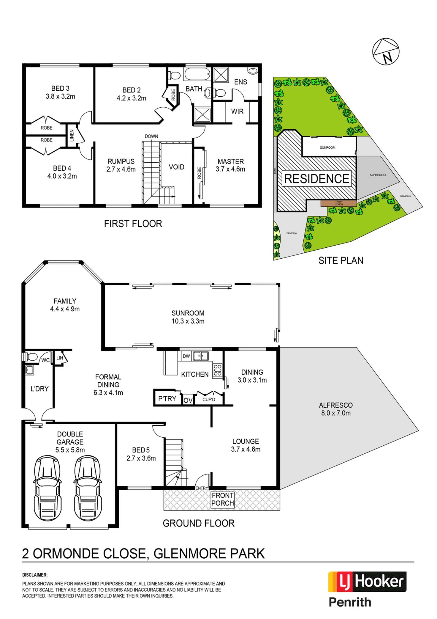 Floorplan of Homely house listing, 2 Ormonde Close, Glenmore Park NSW 2745