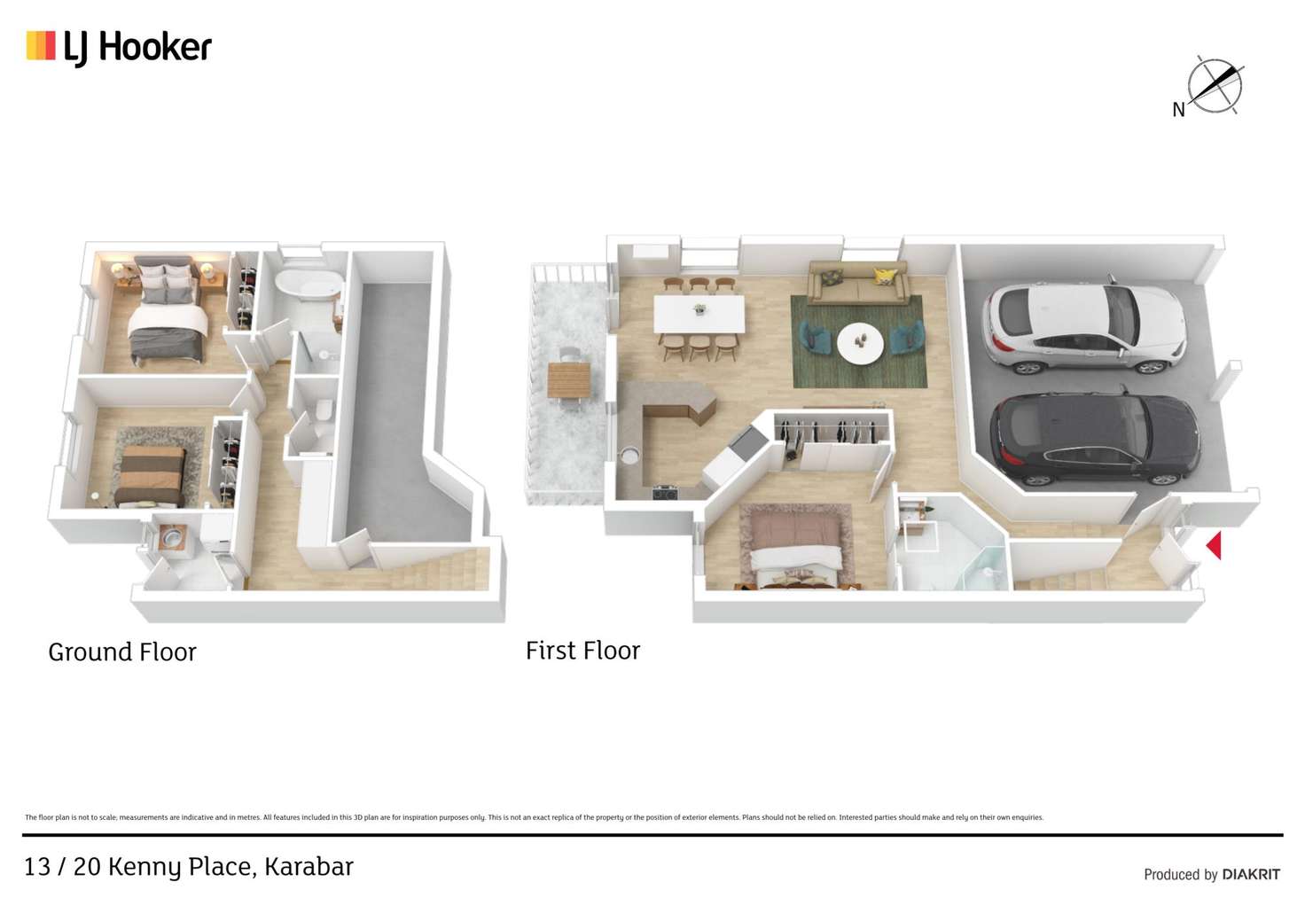 Floorplan of Homely house listing, 13/20 Kenny Place, Karabar NSW 2620