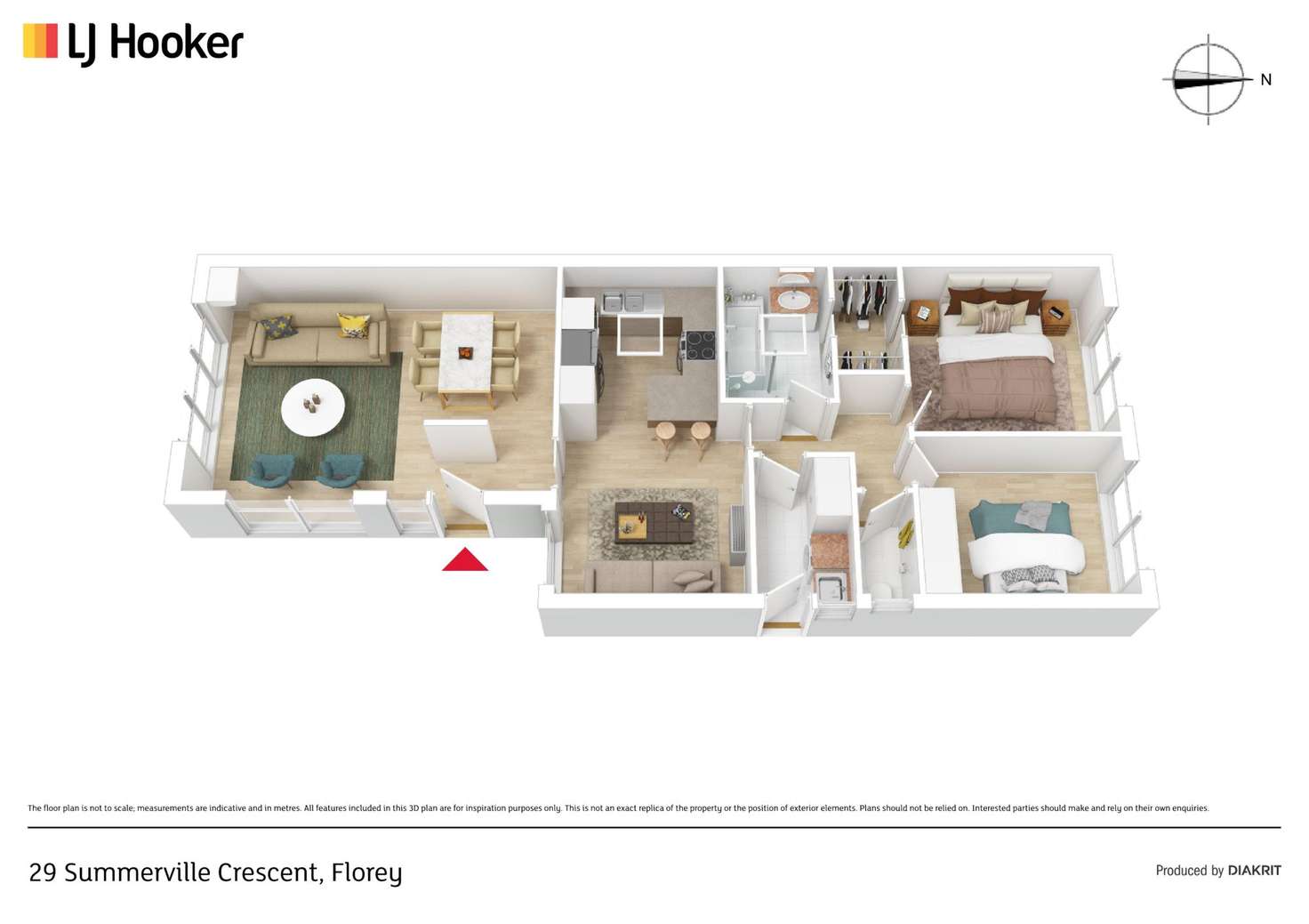 Floorplan of Homely house listing, 29 Summerville Crescent, Florey ACT 2615