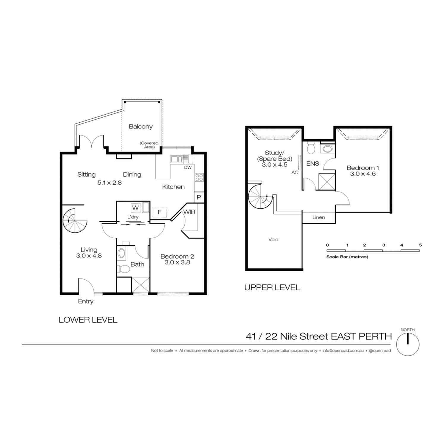 Floorplan of Homely apartment listing, 41/22 Nile Street, East Perth WA 6004
