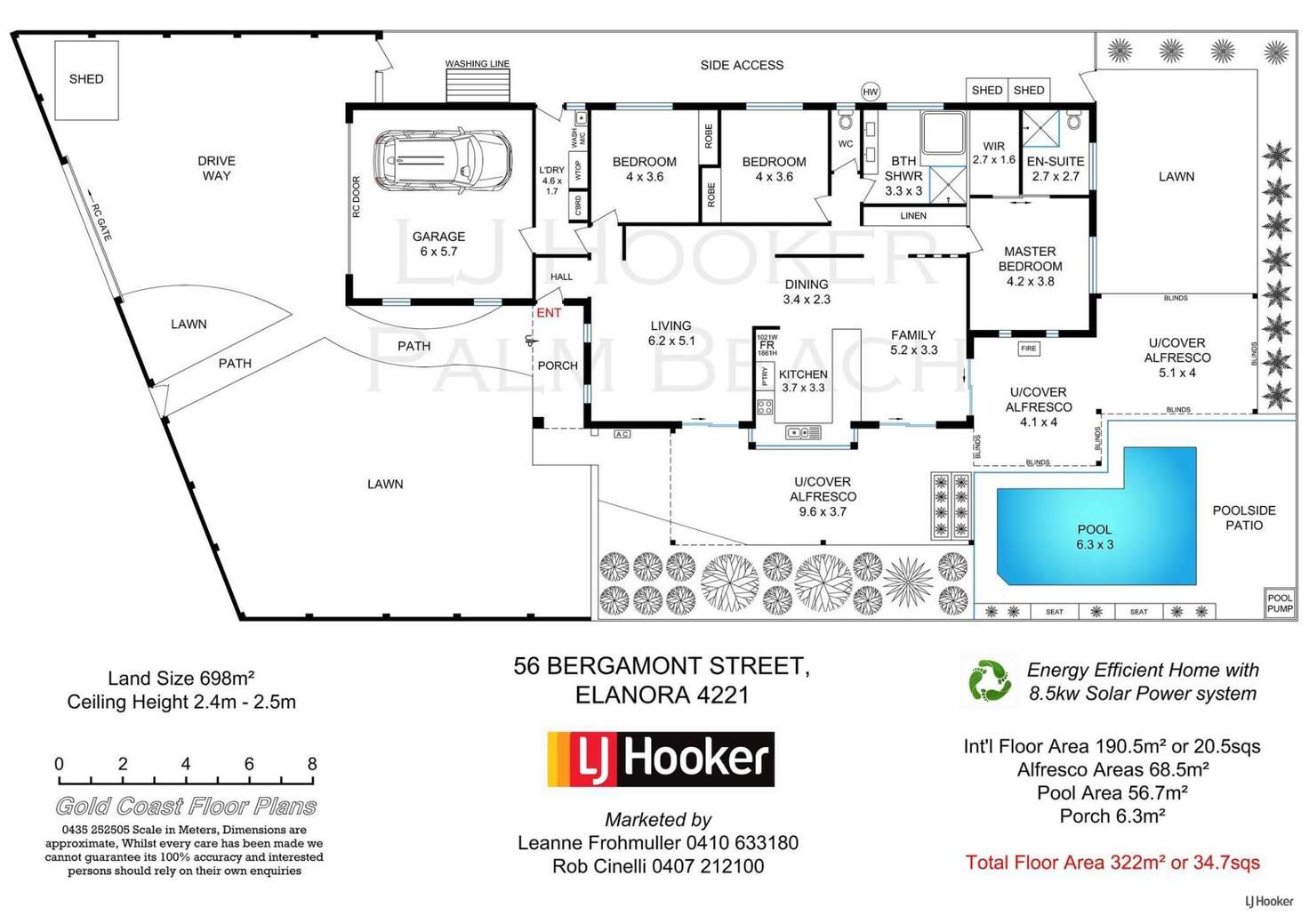 Floorplan of Homely house listing, 56 Bergamont Street, Elanora QLD 4221