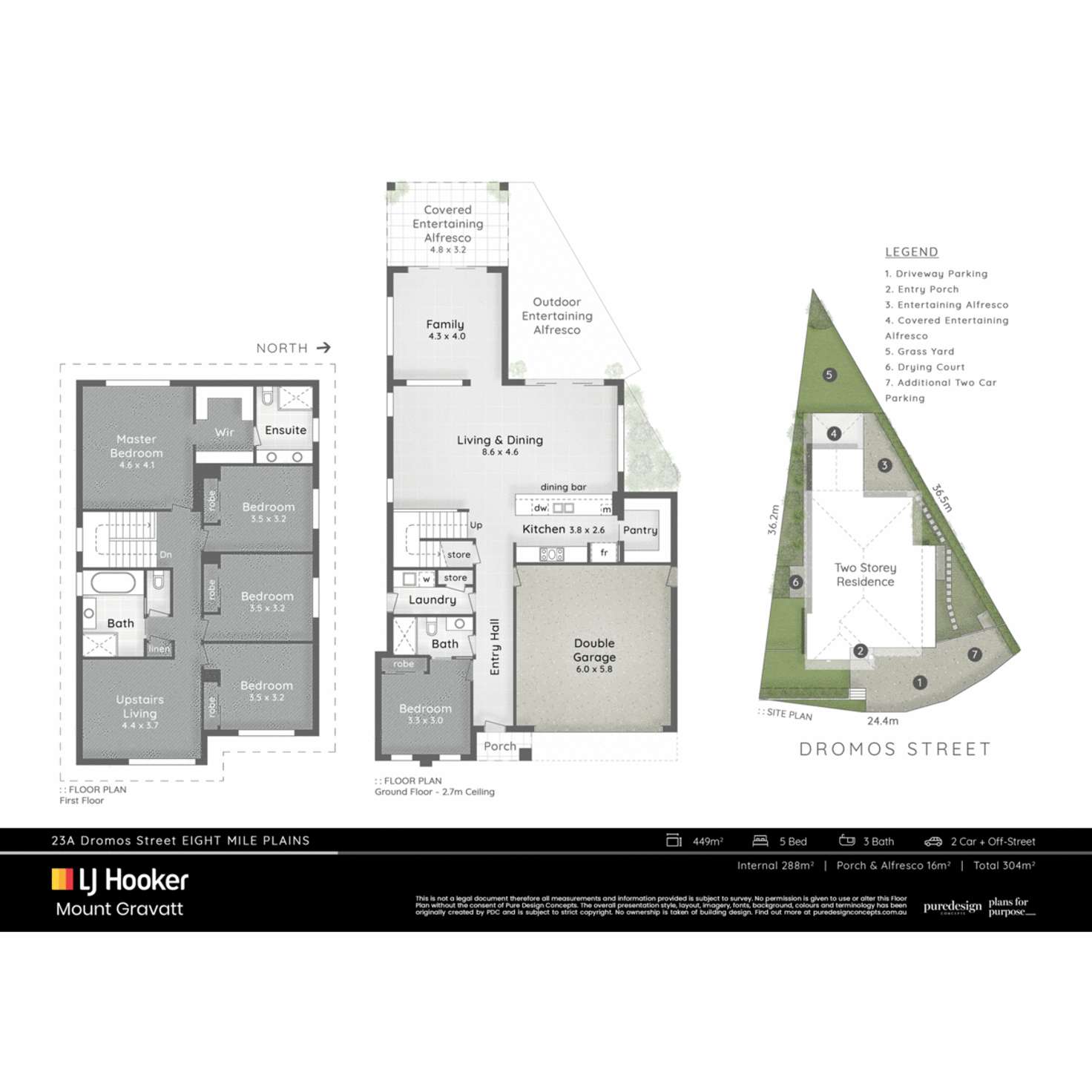 Floorplan of Homely house listing, 23a Dromos Street, Eight Mile Plains QLD 4113