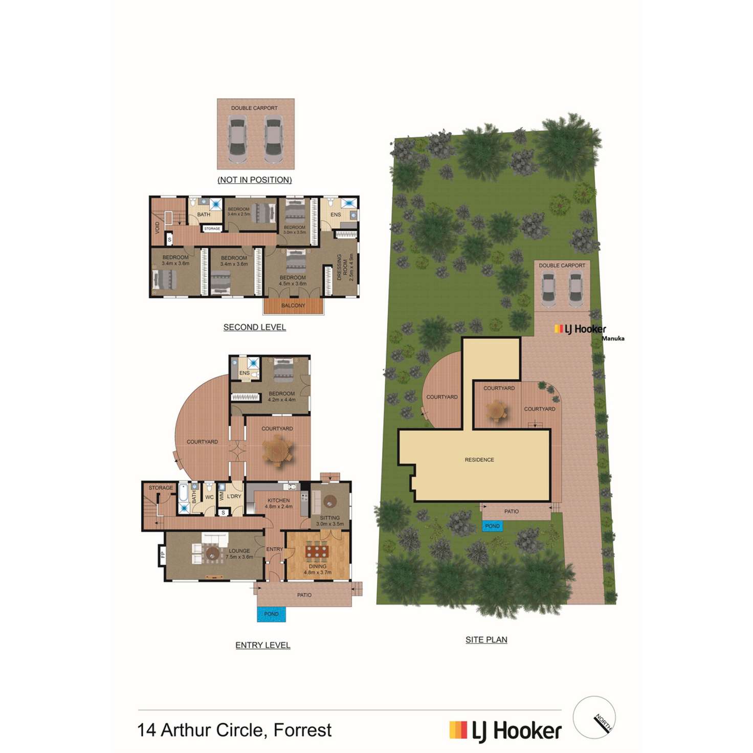 Floorplan of Homely house listing, 14 Arthur Circle, Forrest ACT 2603
