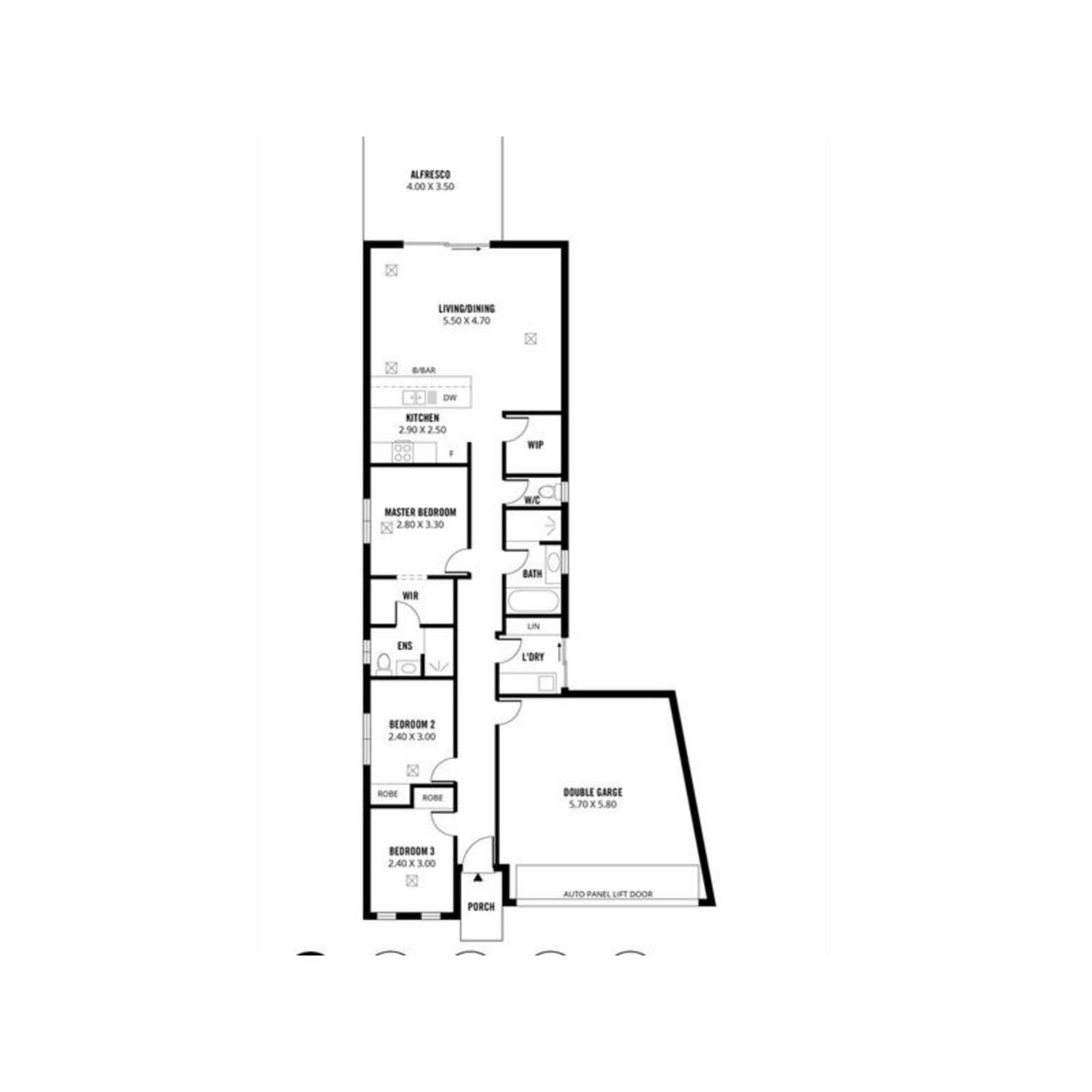 Floorplan of Homely house listing, 43 Minkie Avenue, Mitchell Park SA 5043