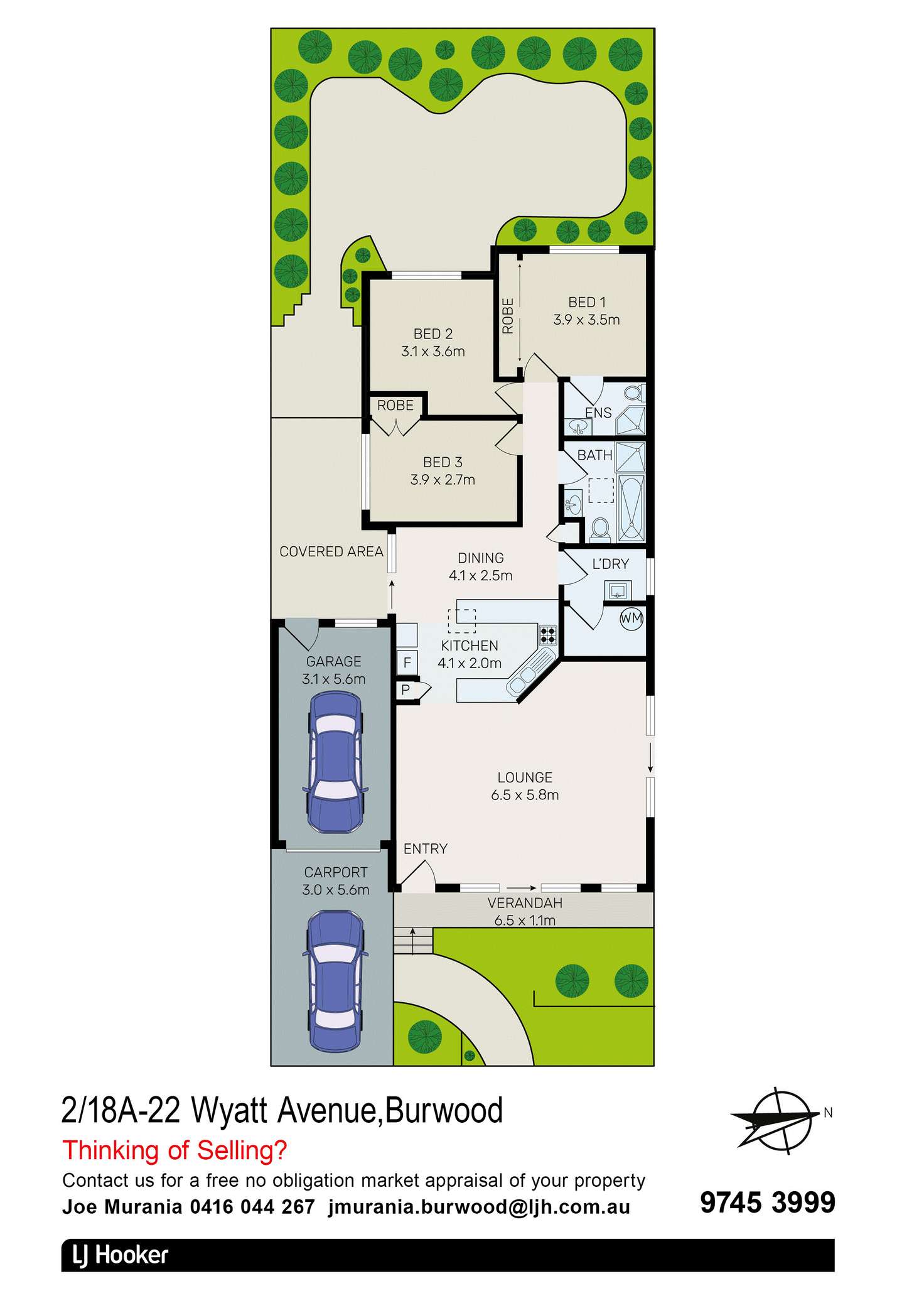 Floorplan of Homely house listing, 2/18A-22 Wyatt Avenue, Burwood NSW 2134