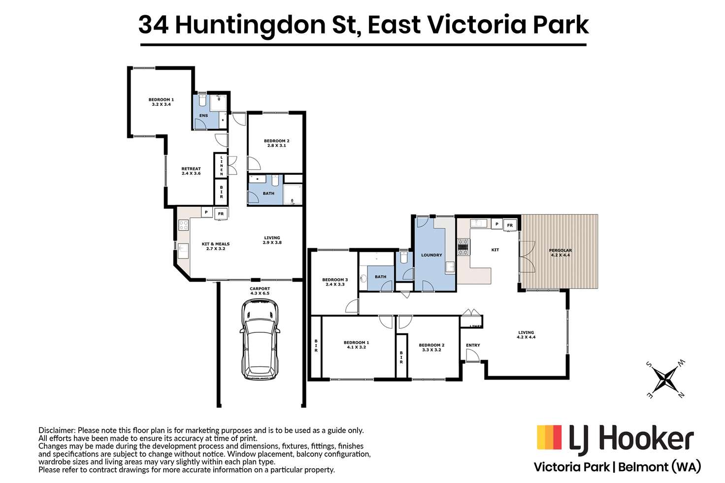 Floorplan of Homely house listing, 34 Huntingdon Street, East Victoria Park WA 6101