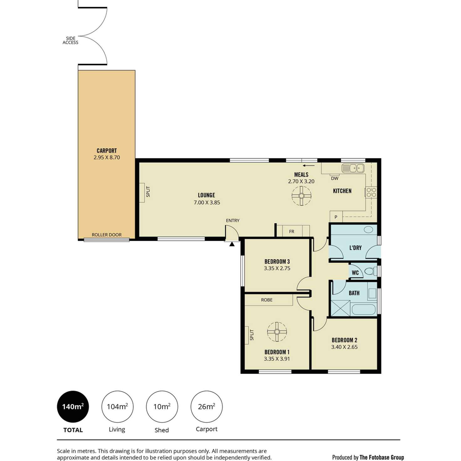 Floorplan of Homely house listing, 20 Hammond Avenue, Morphett Vale SA 5162