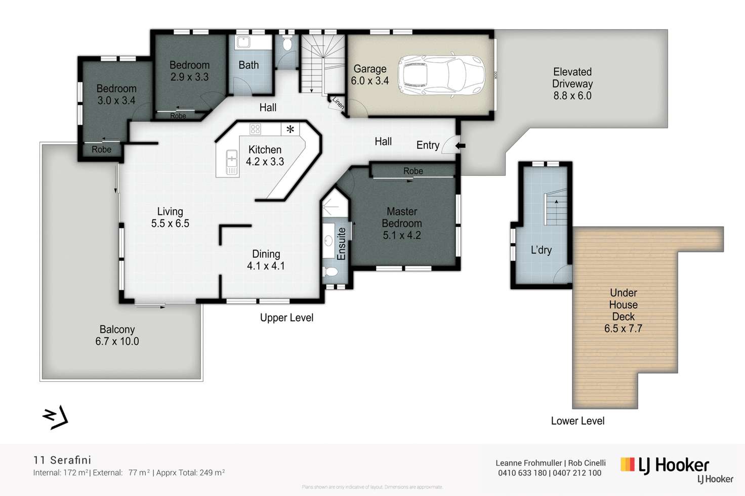 Floorplan of Homely house listing, 11 Serafini Court, Elanora QLD 4221