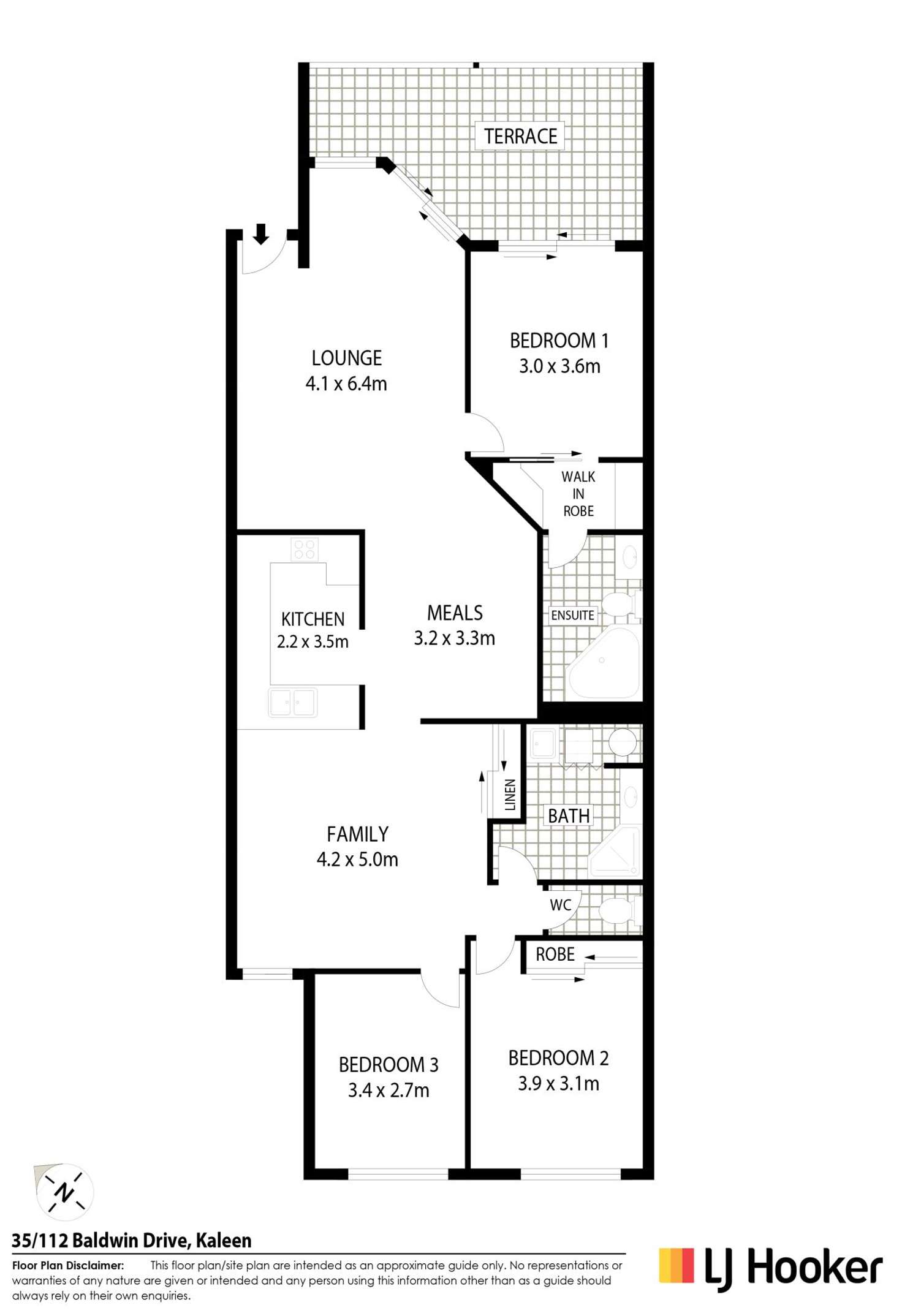 Floorplan of Homely apartment listing, 35/112 Baldwin Drive, Kaleen ACT 2617