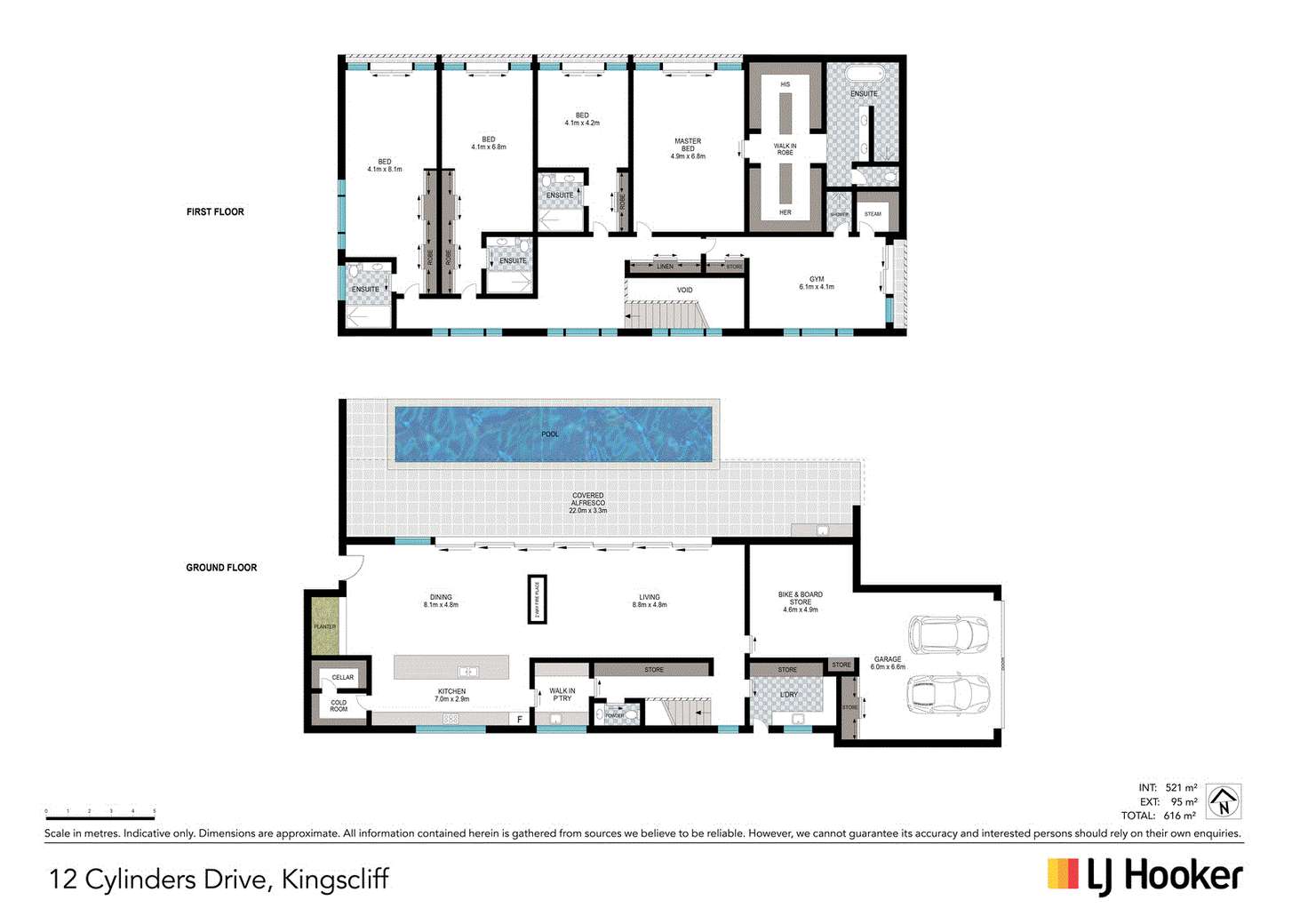 Floorplan of Homely house listing, 12 Cylinders Drive, Kingscliff NSW 2487
