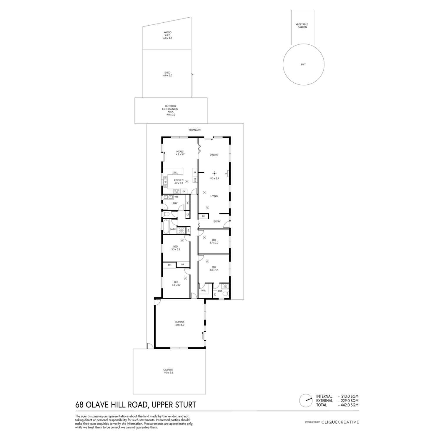 Floorplan of Homely house listing, 68 Olave Hill Road, Upper Sturt SA 5156