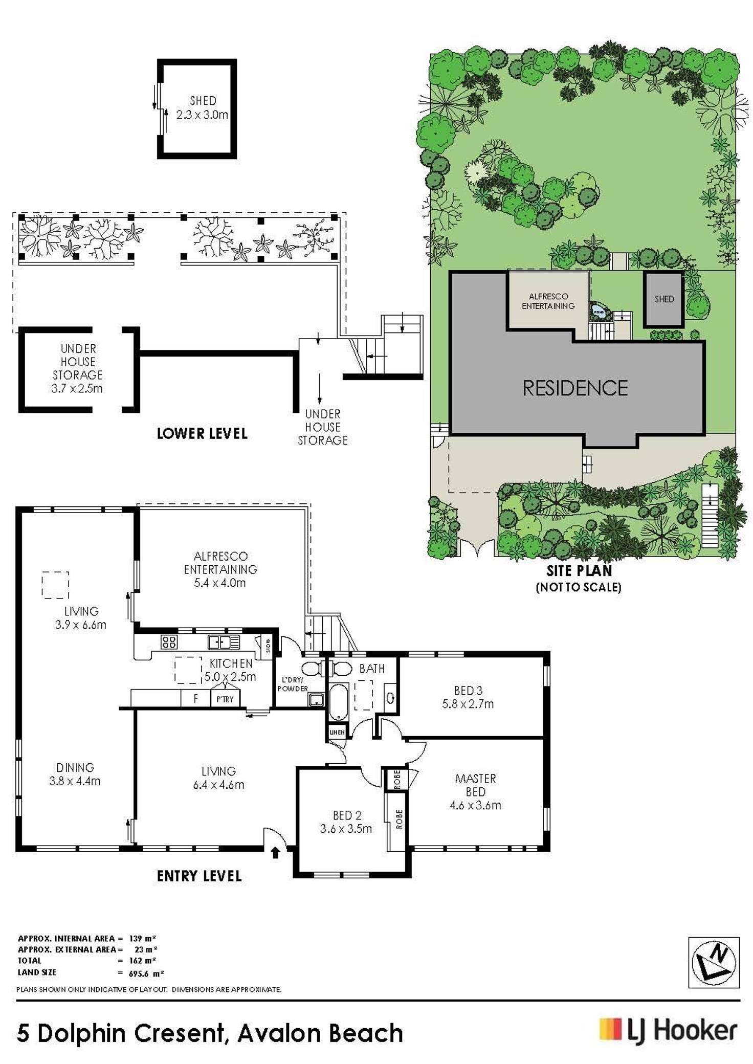 Floorplan of Homely house listing, 5 Dolphin Crescent, Avalon Beach NSW 2107