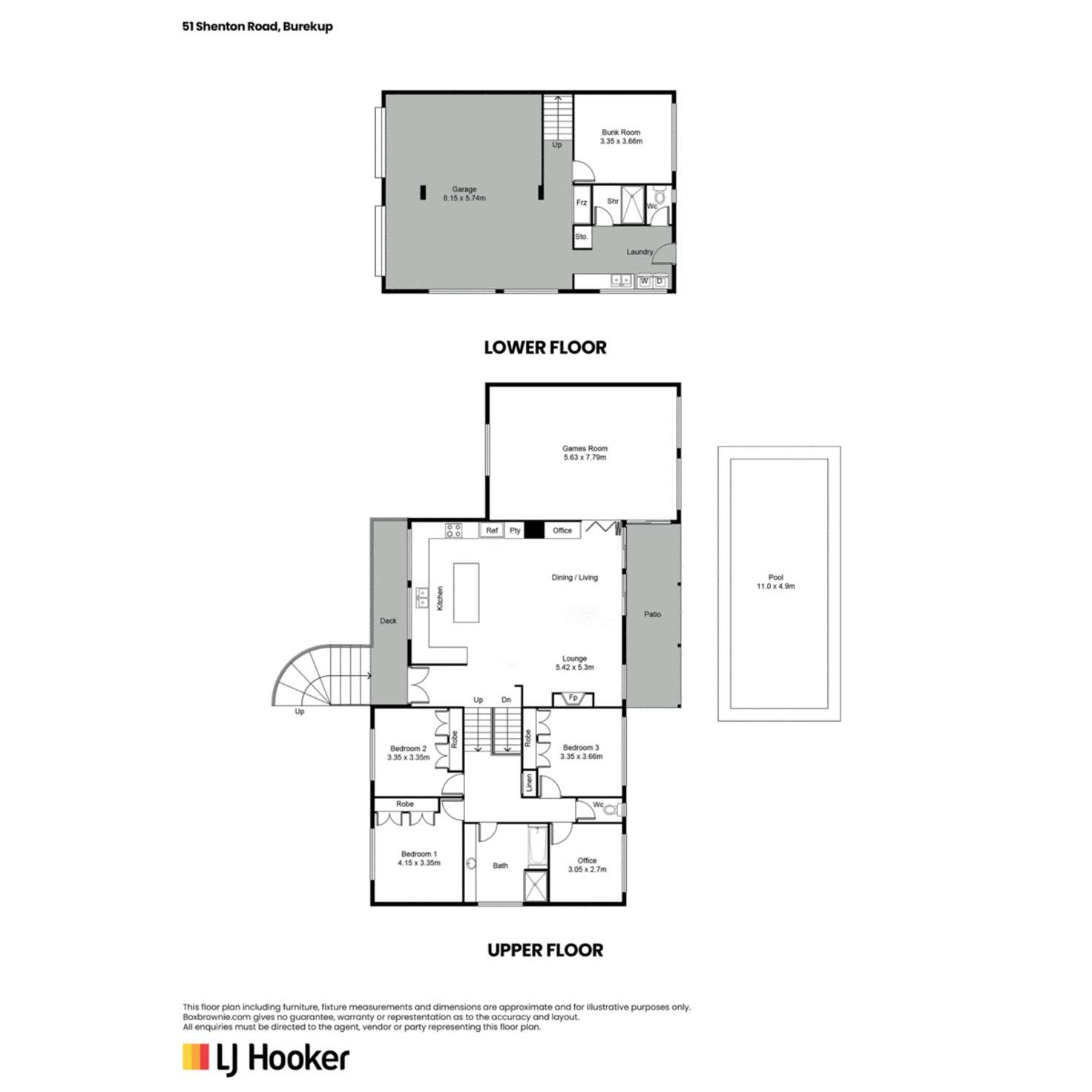 Floorplan of Homely house listing, 51 Shenton Road, Burekup WA 6227