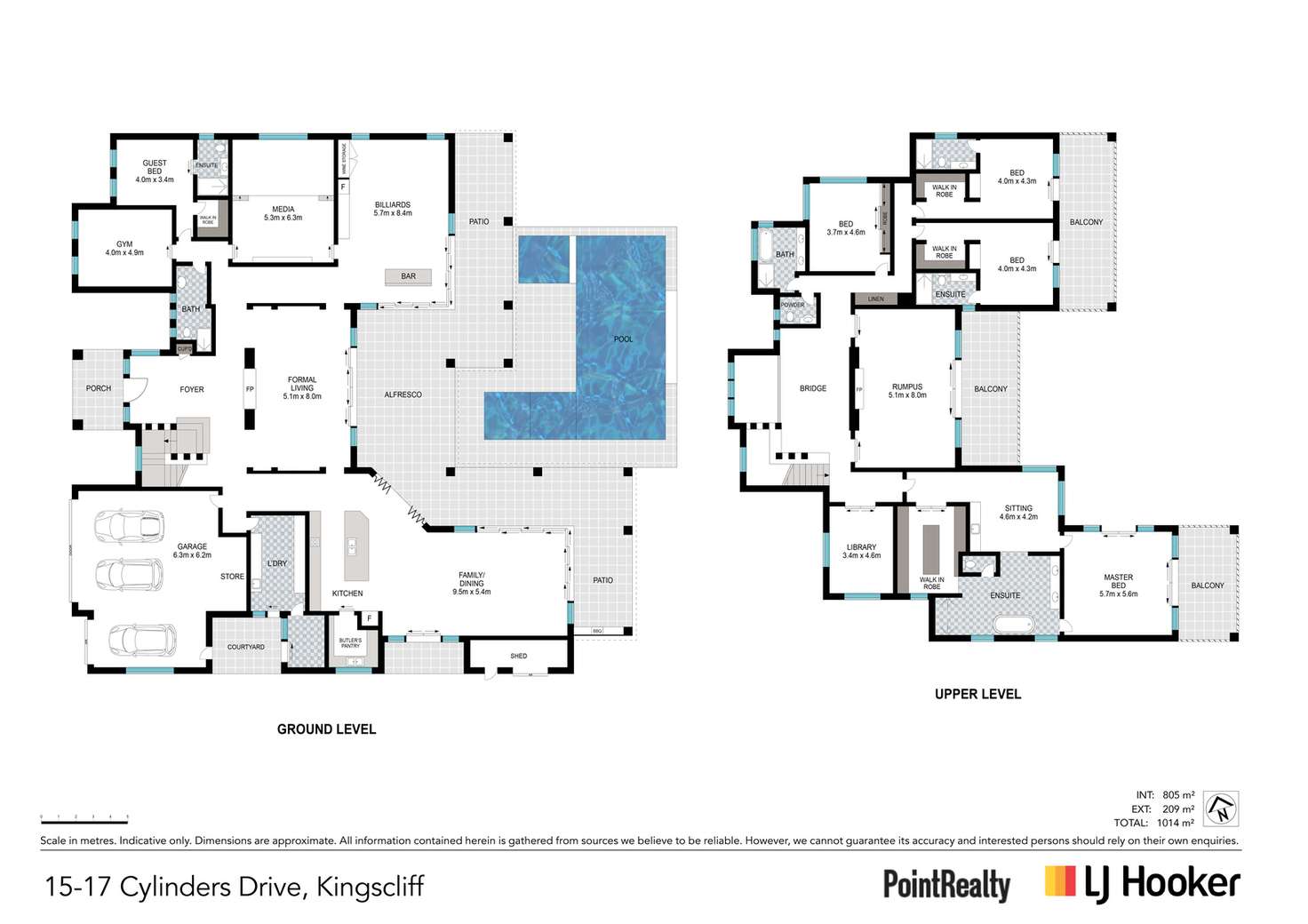 Floorplan of Homely house listing, 15-17 Cylinders Drive, Kingscliff NSW 2487