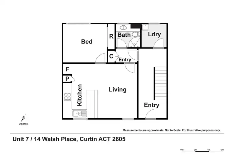 Floorplan of Homely unit listing, 7/14 Walsh Place, Curtin ACT 2605