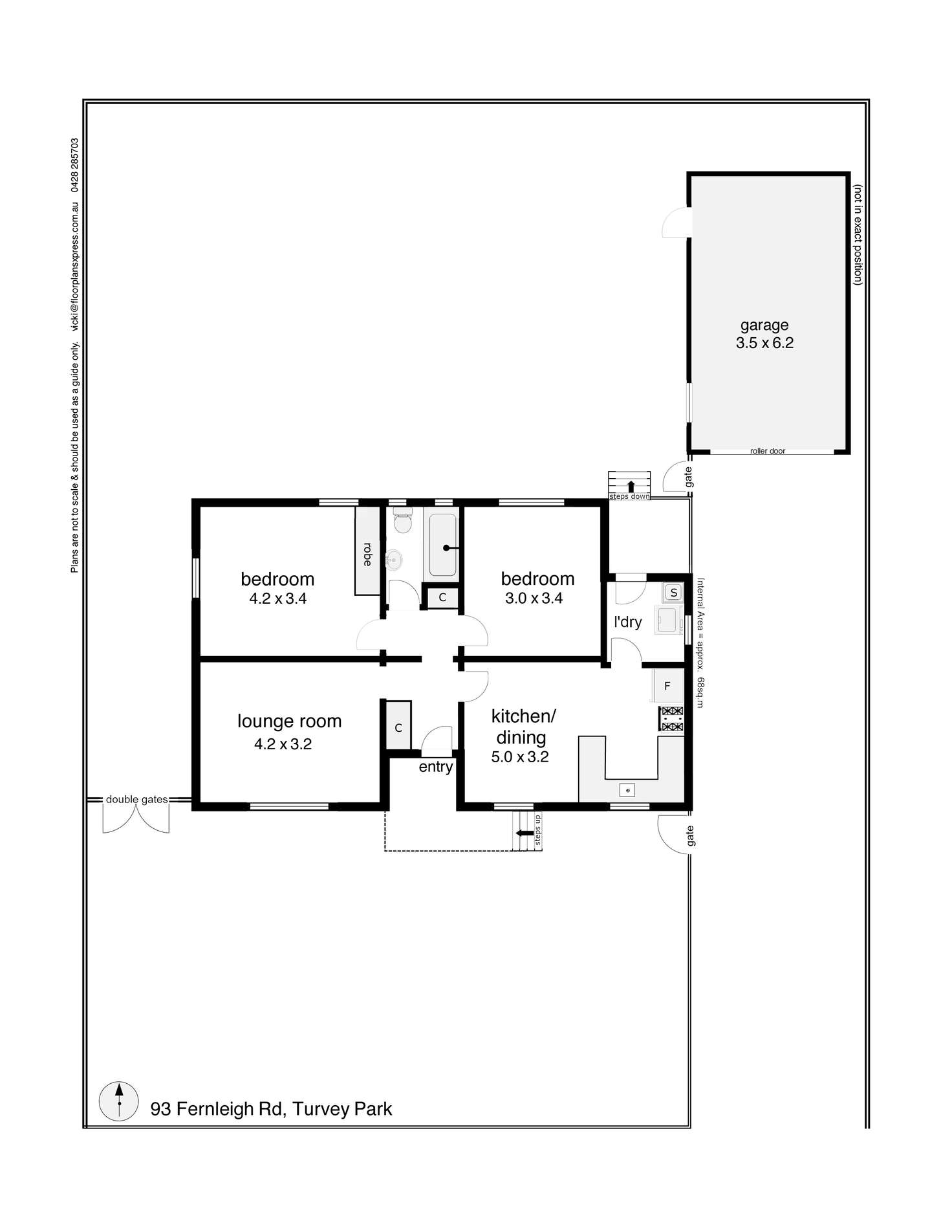 Floorplan of Homely house listing, 93 Fernleigh Road, Turvey Park NSW 2650